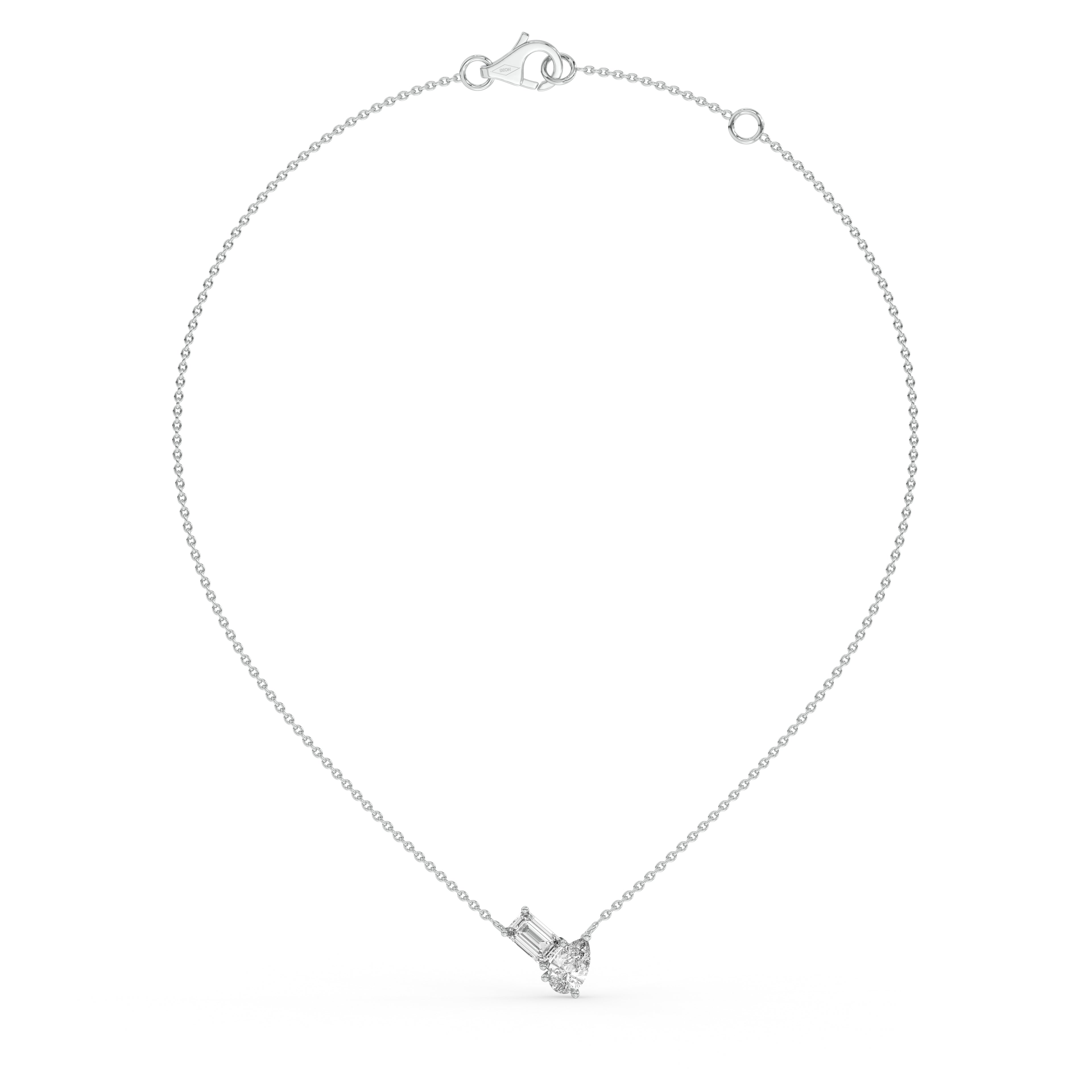 Toi Et Moi Brilliant Duo Diamond Necklace