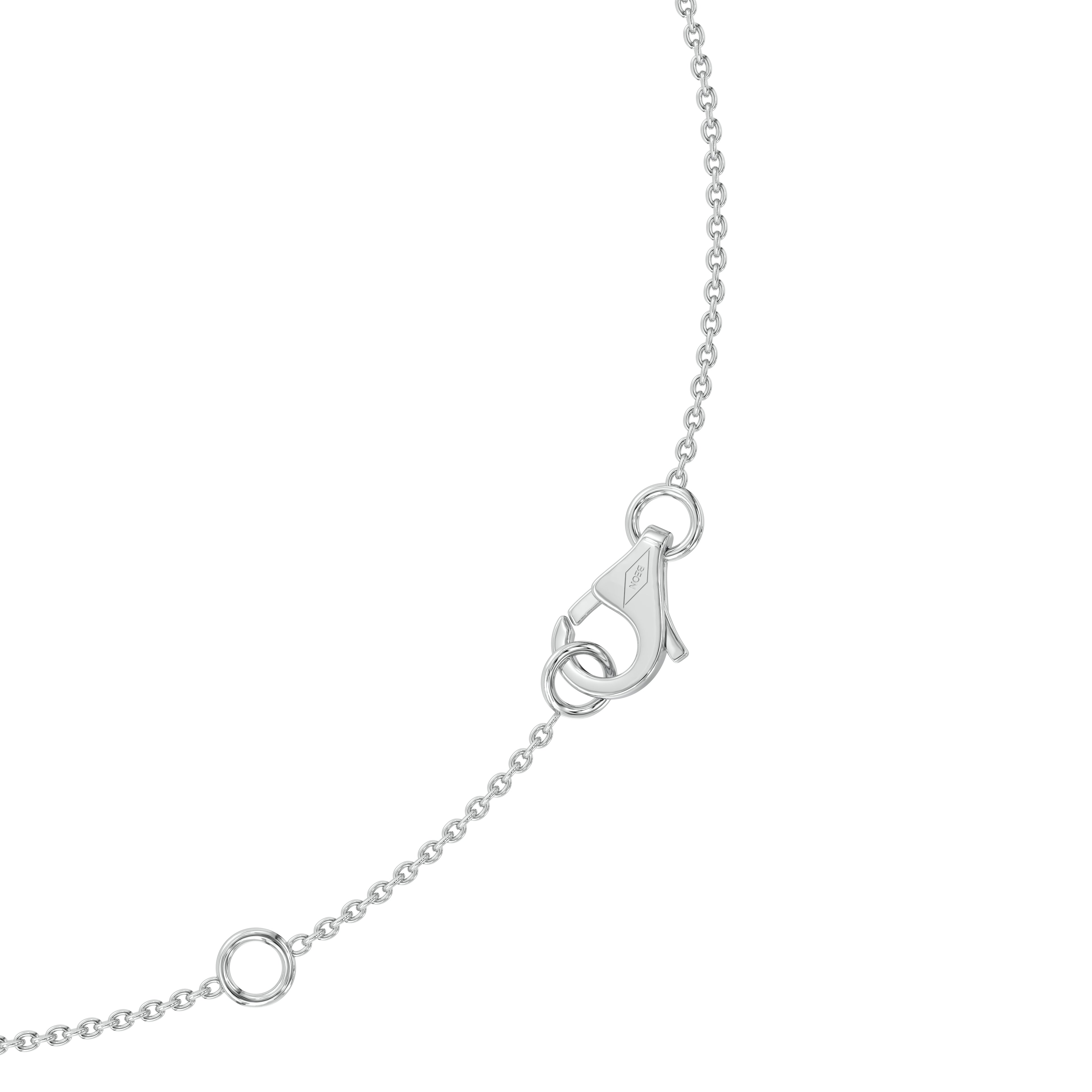 Minimalist Pear Diamond Necklace