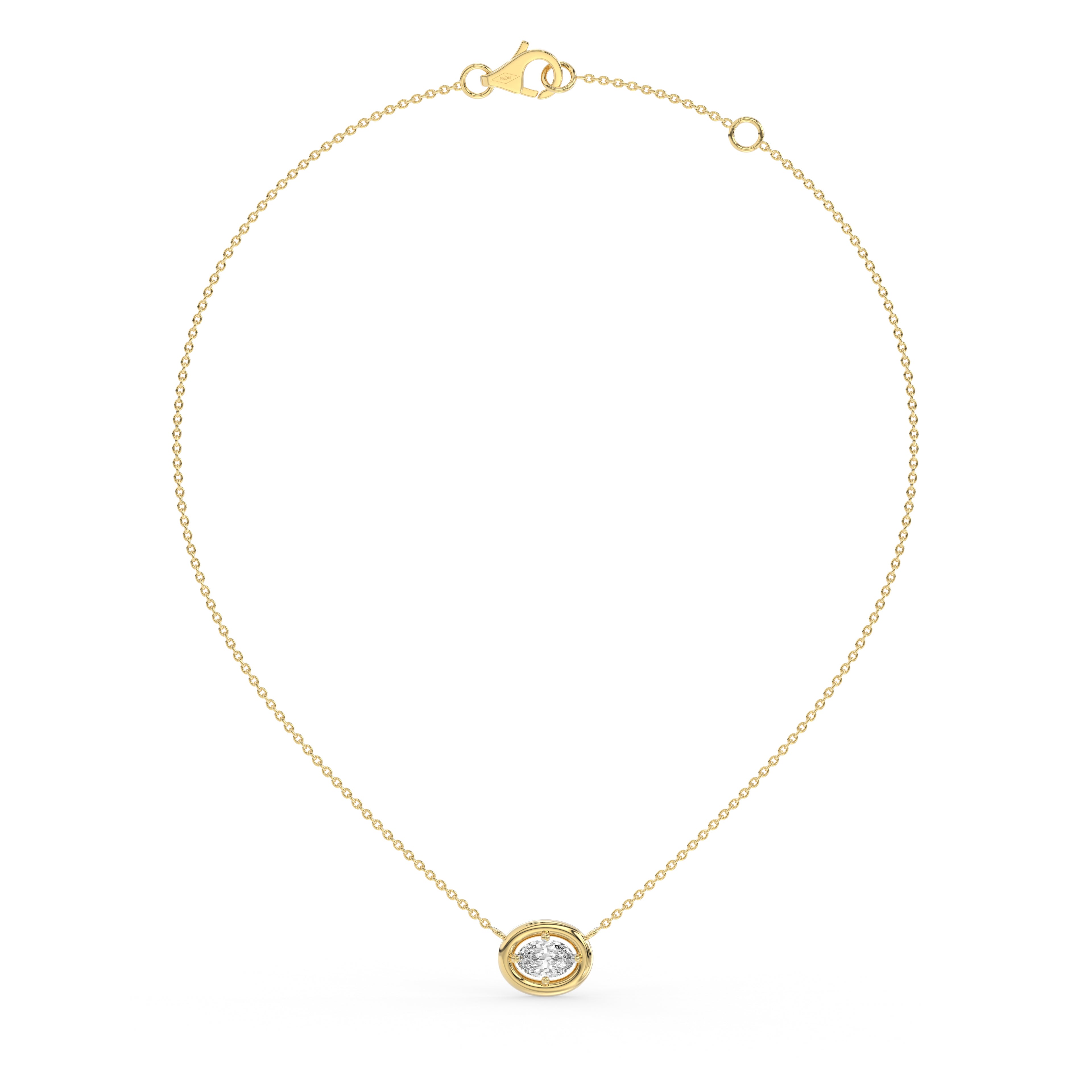 Oval Cosmic Diamond Necklace