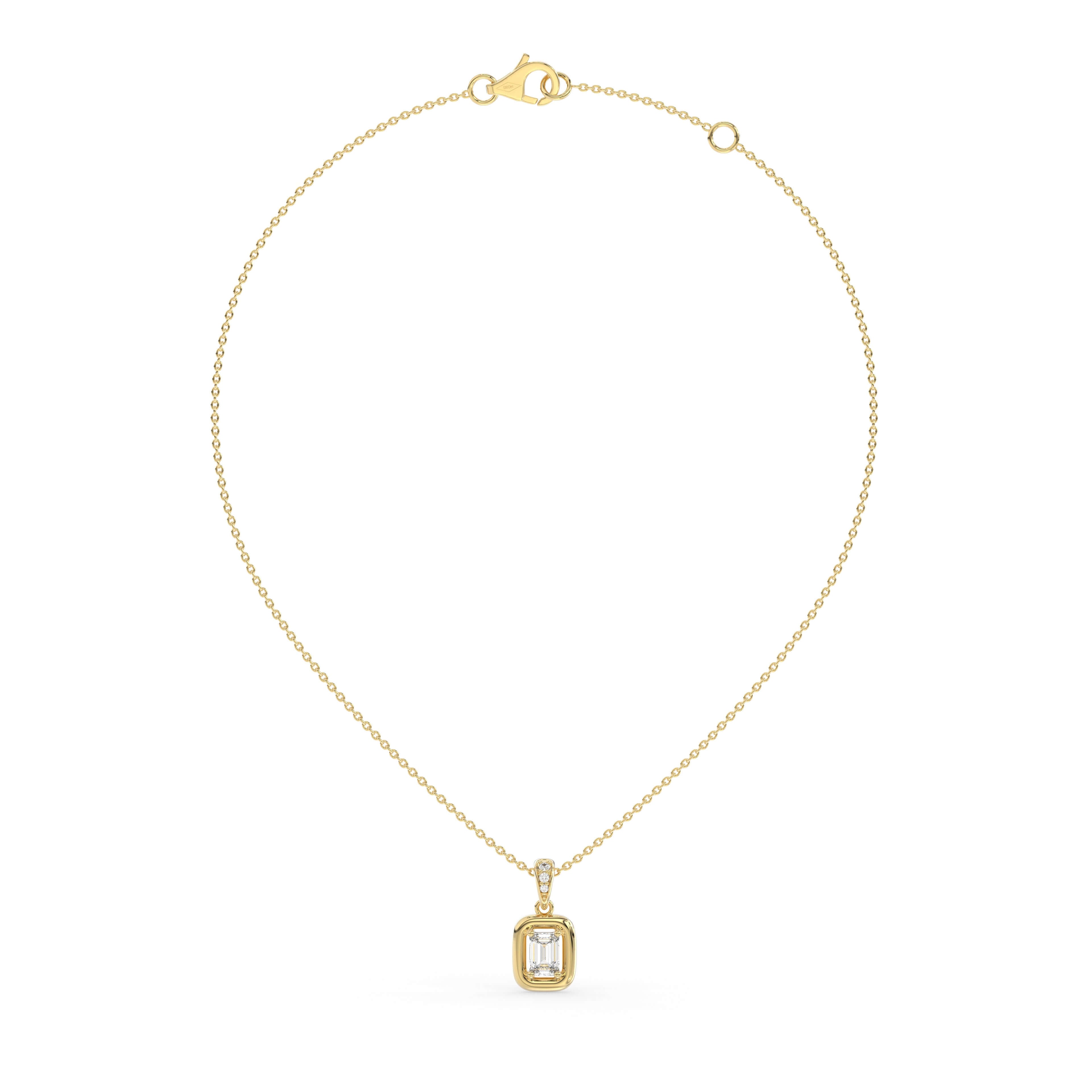 Emerald Cosmic Diamond Necklace