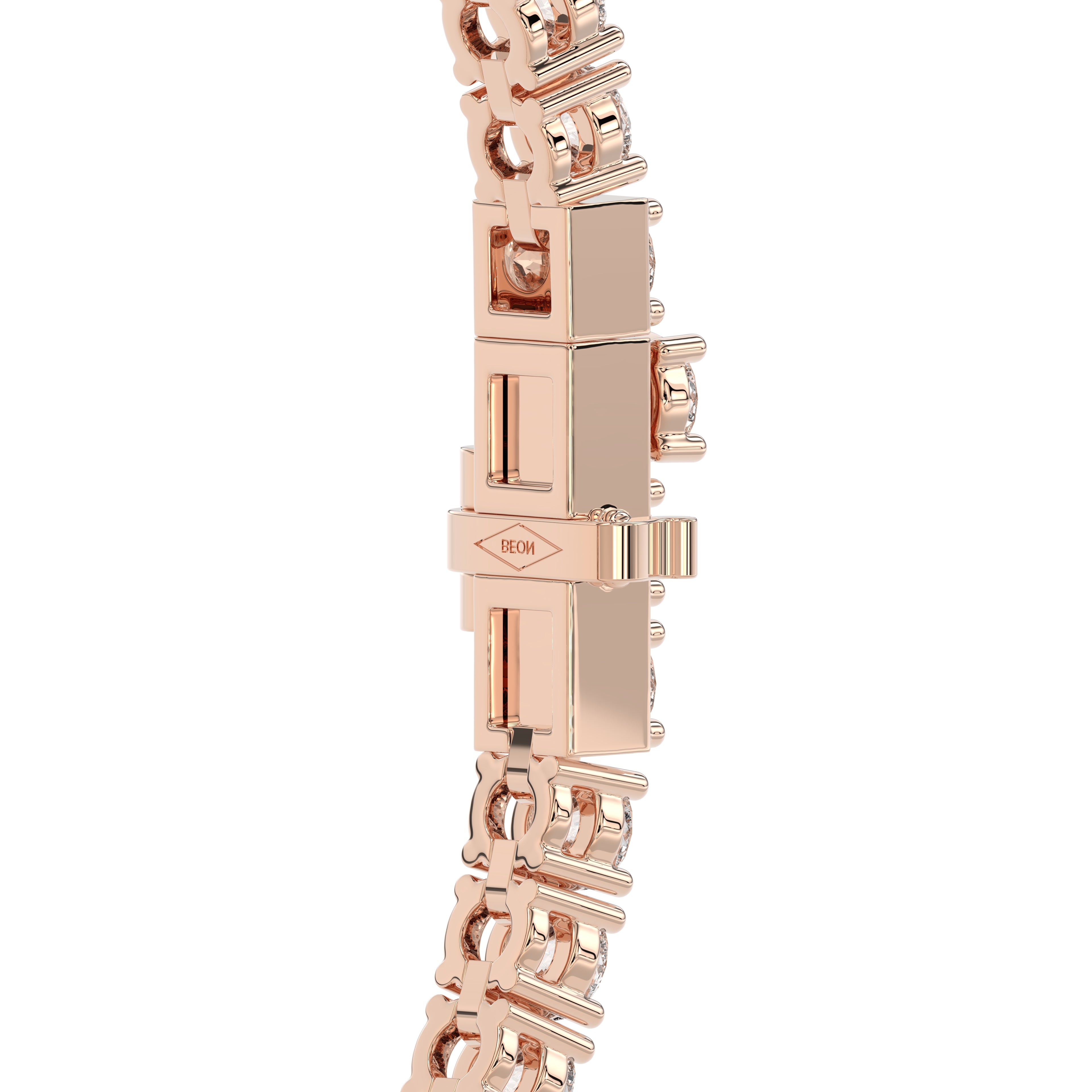 Quadra Round Diamond Tennis Bracelet