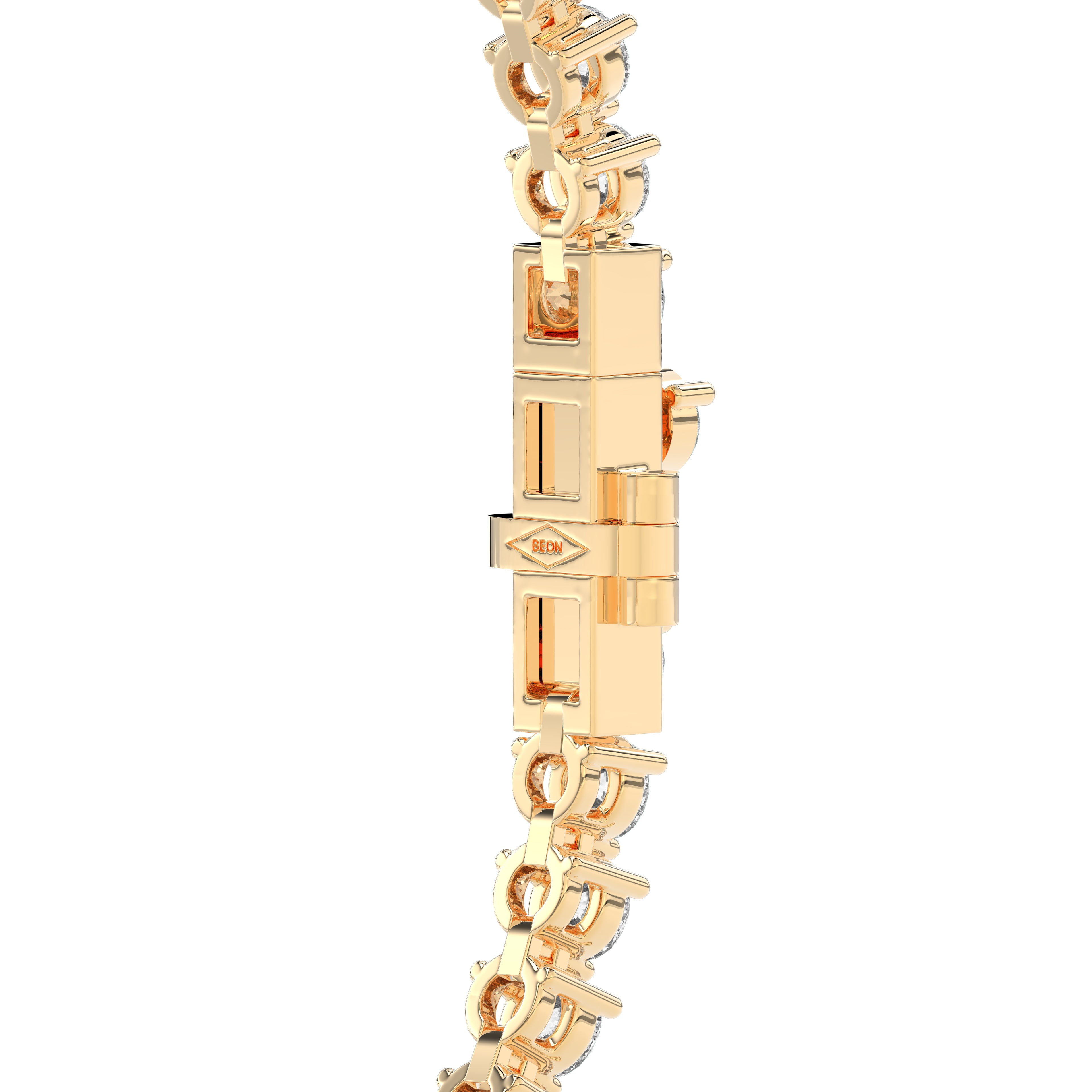 Trinity Round Diamond Tennis Bracelet