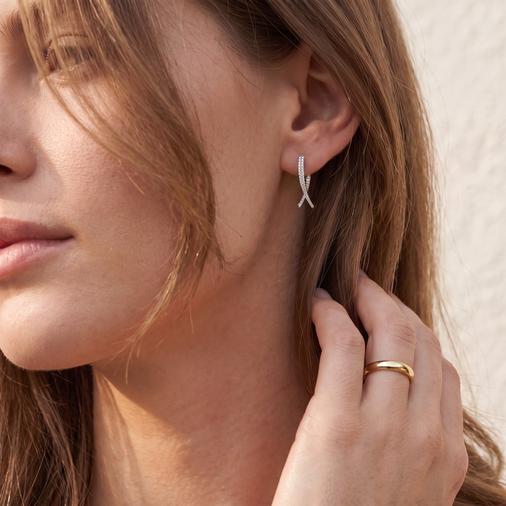 Luminous Tides Hoop Earrings