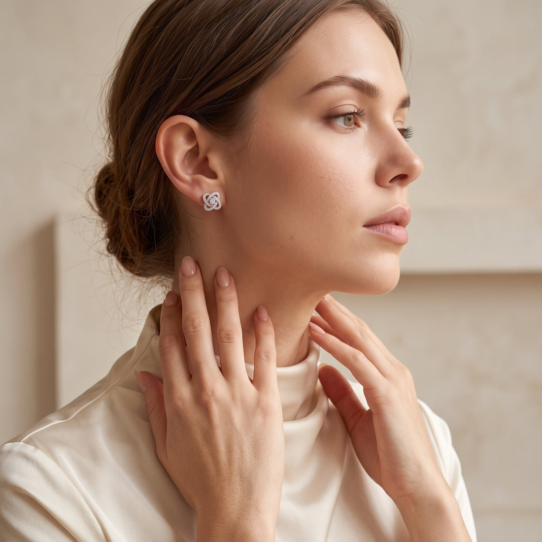 Blooming Galaxy Lab-Grown Diamond Stud Earrings