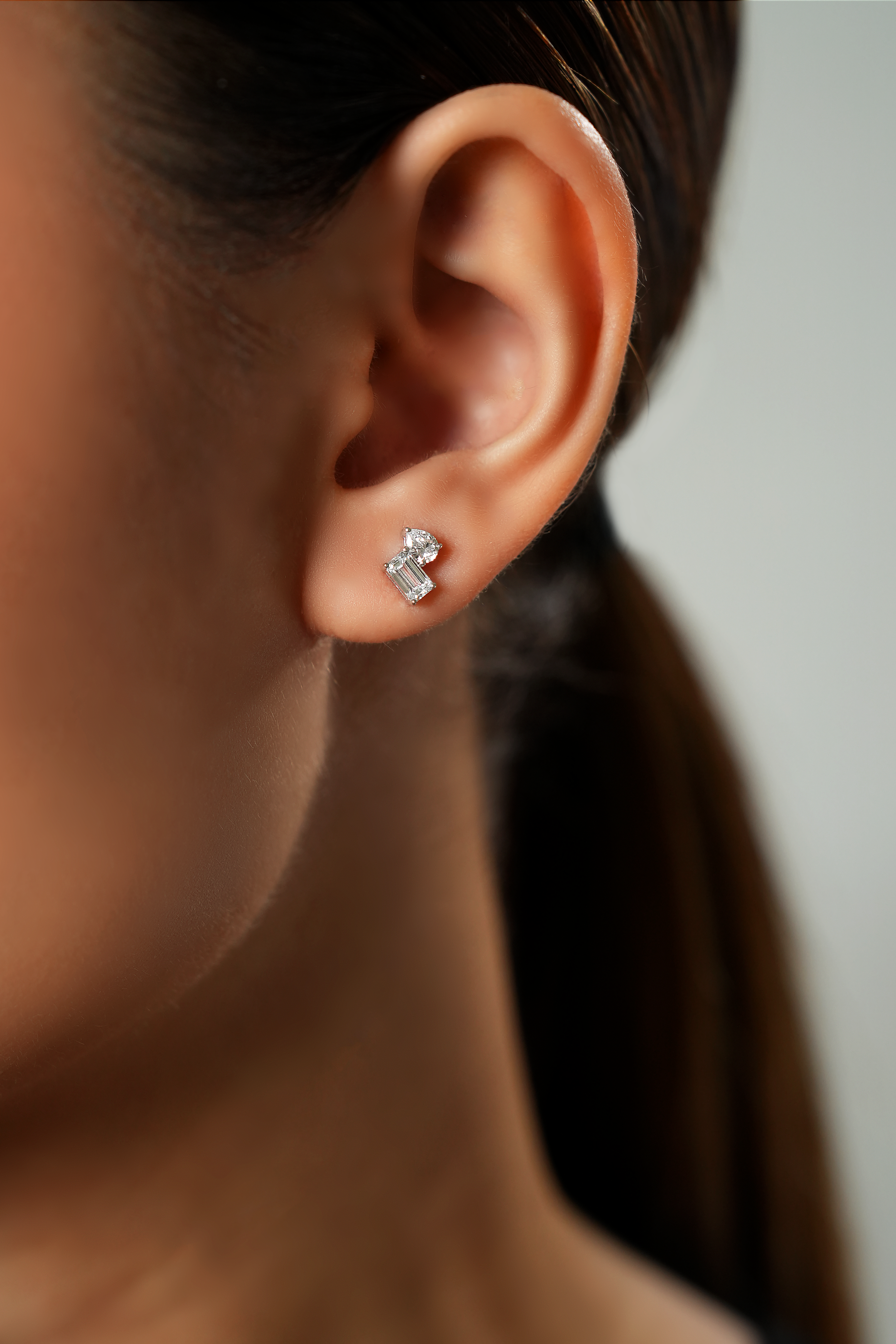 Toi Et Moi Brilliant Duo Earrings