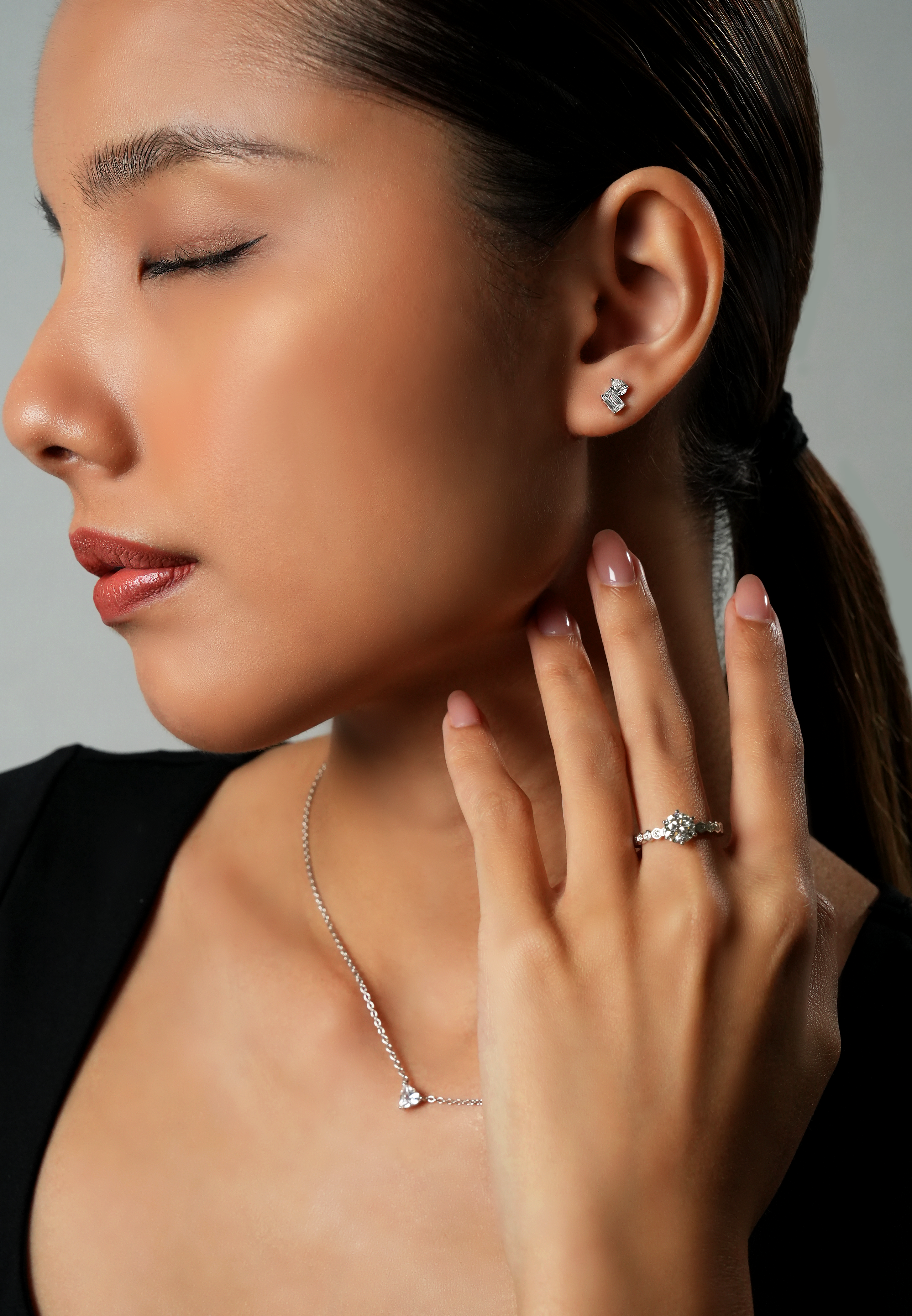 Toi Et Moi Brilliant Duo Earrings