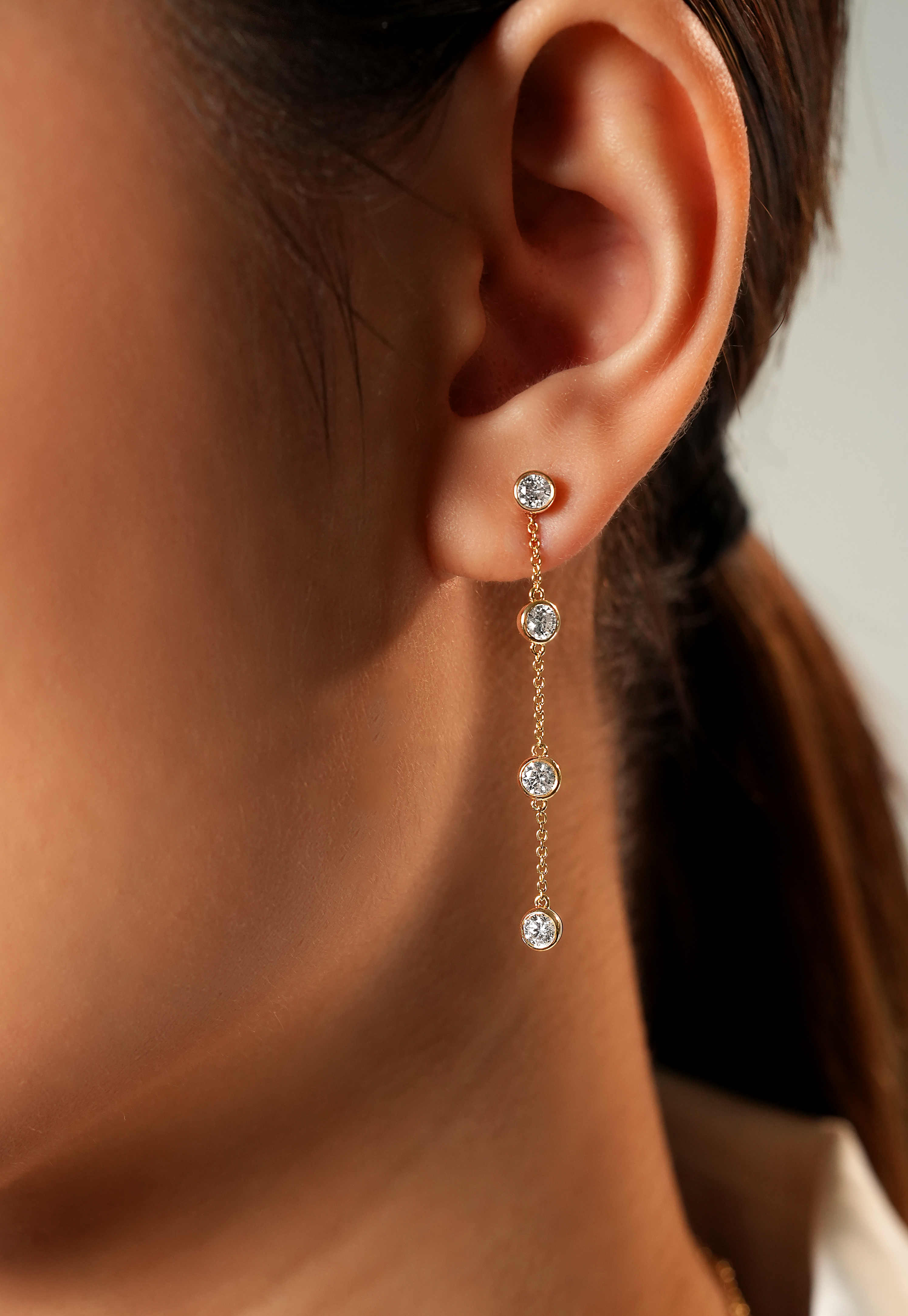 Elegance Chain Duo Earrings