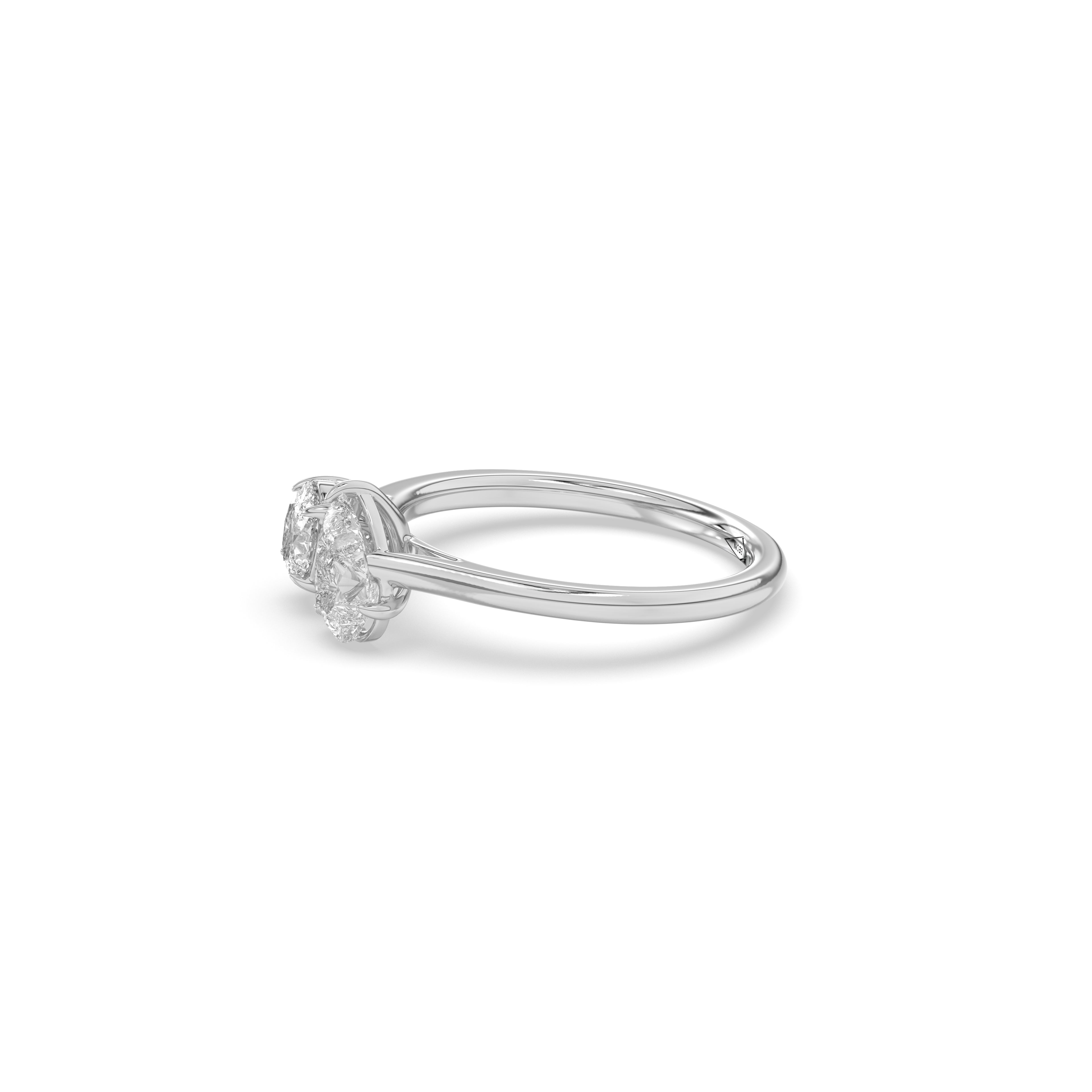 Modern Duo Ring – Oval & Pear