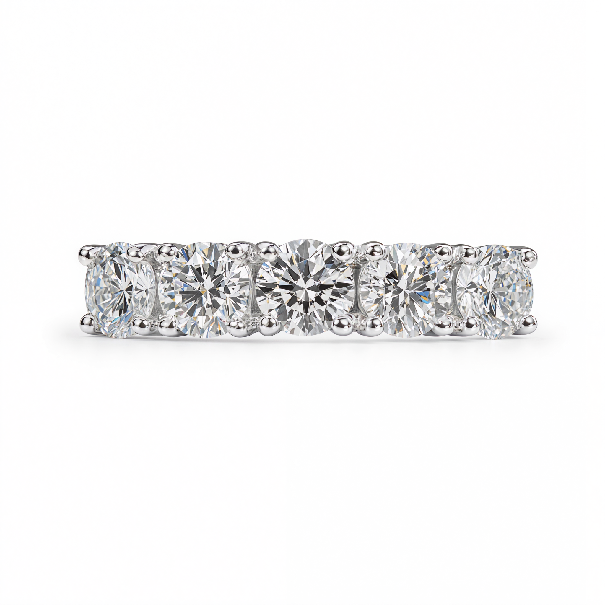 ROUND DIAMOND ⅓ ETERNITY RING