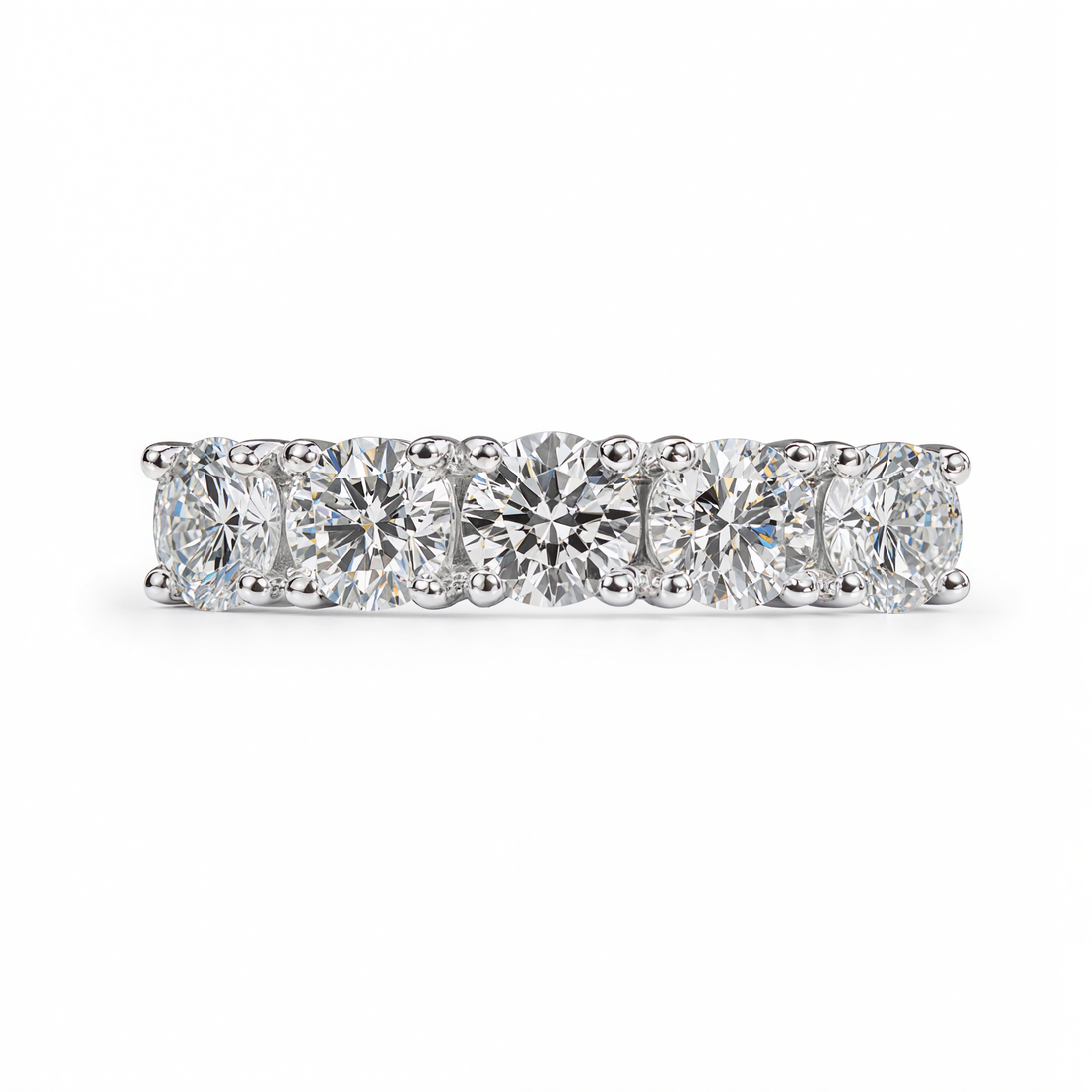 ROUND DIAMOND ⅓ ETERNITY RING