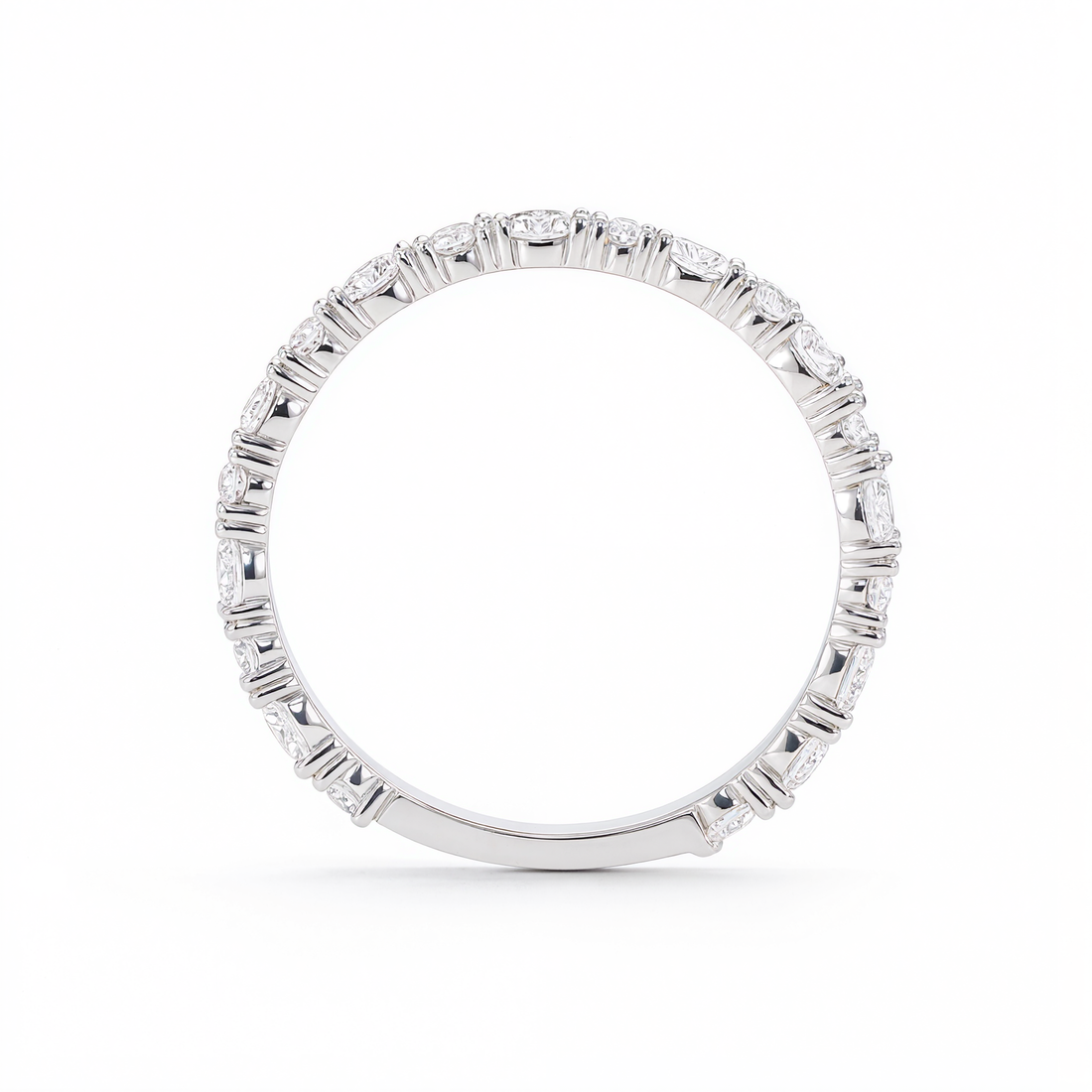 FANCY DIAMOND (ROUND & MARQUISE) ⅘ ETERNITY RING