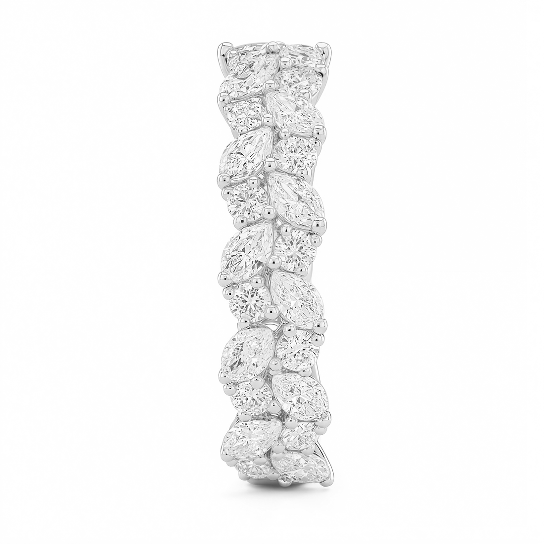 FANCY DIAMOND (ROUND & MARQUISE) ⅘ ETERNITY RING