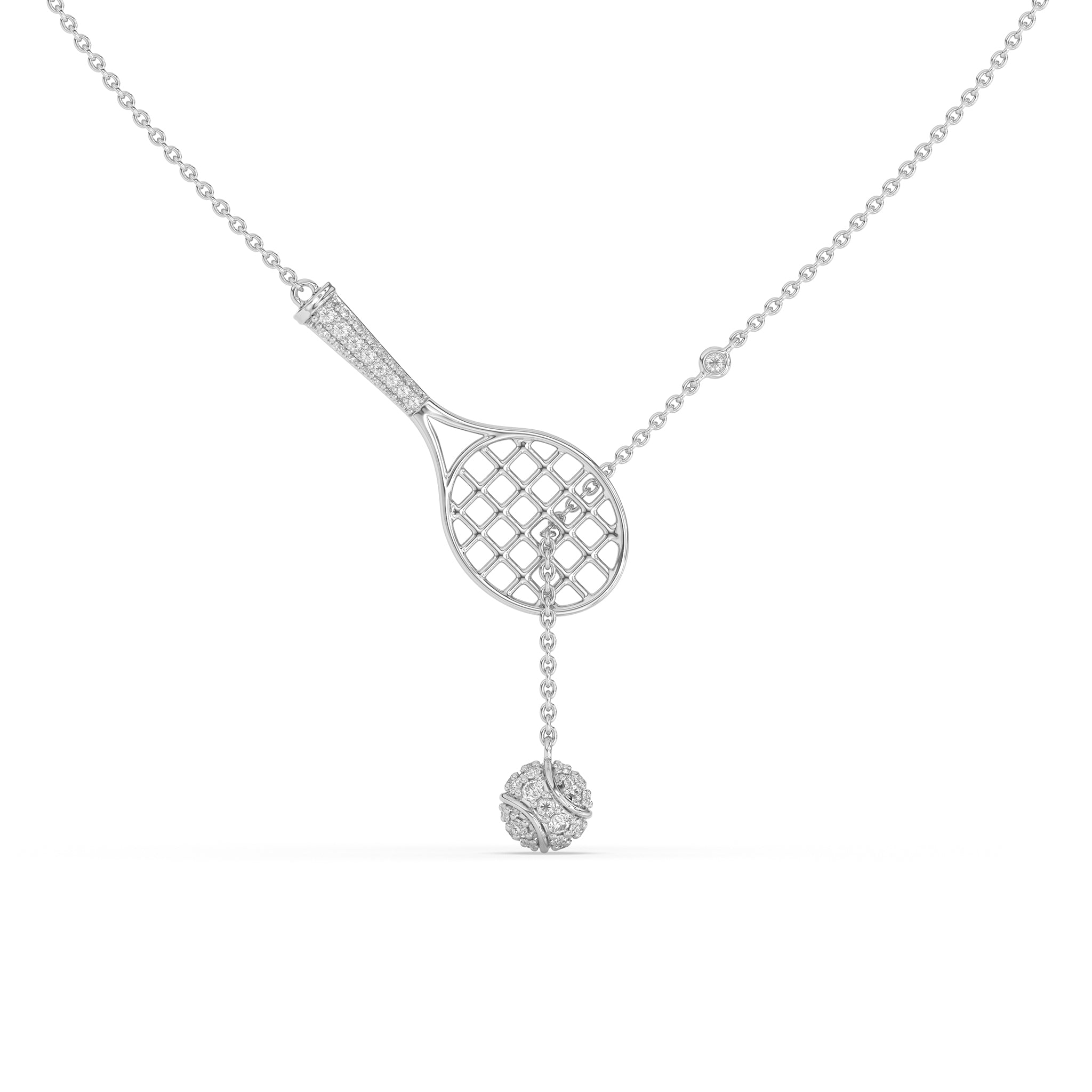 Champion's Racket Necklace