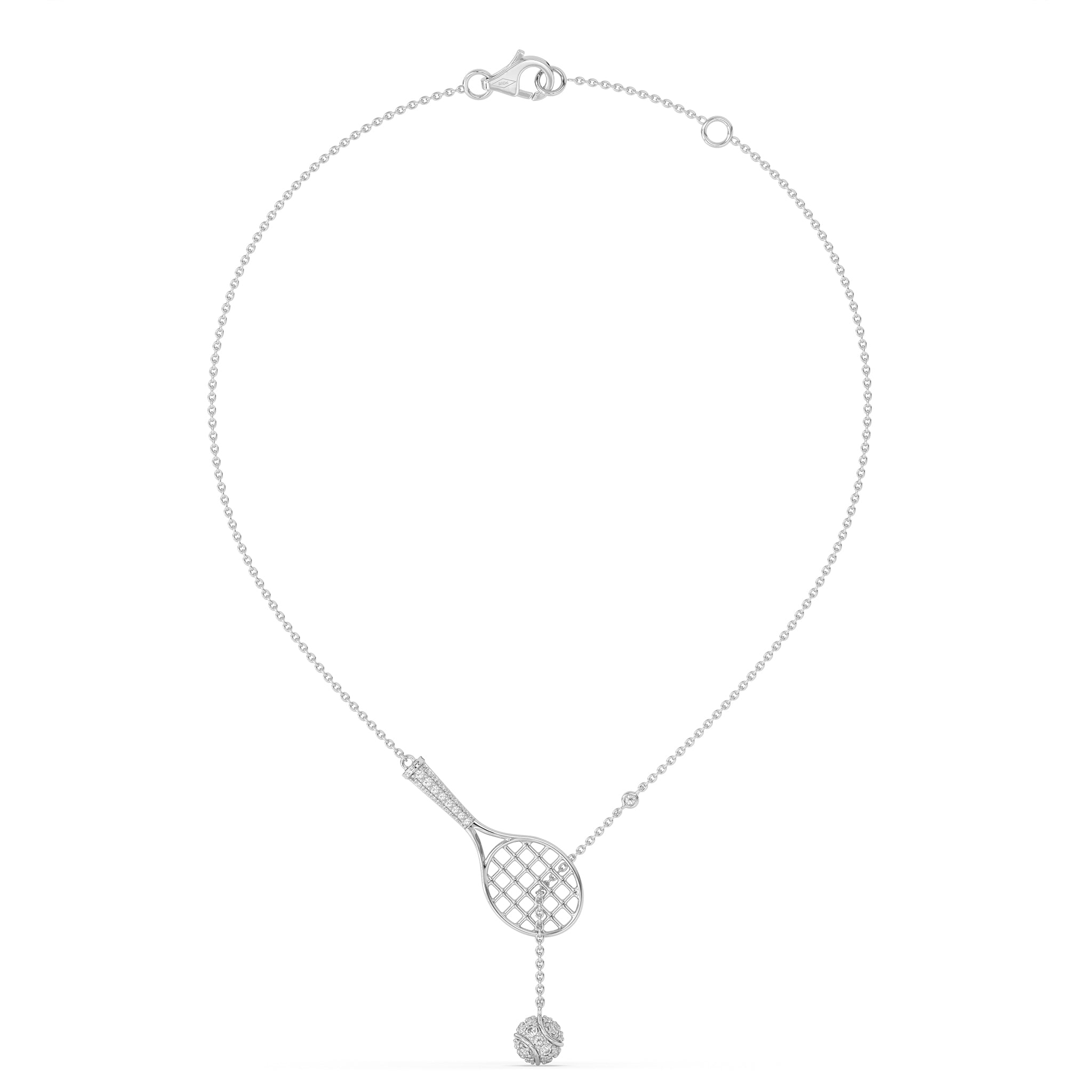 Champion's Racket Necklace