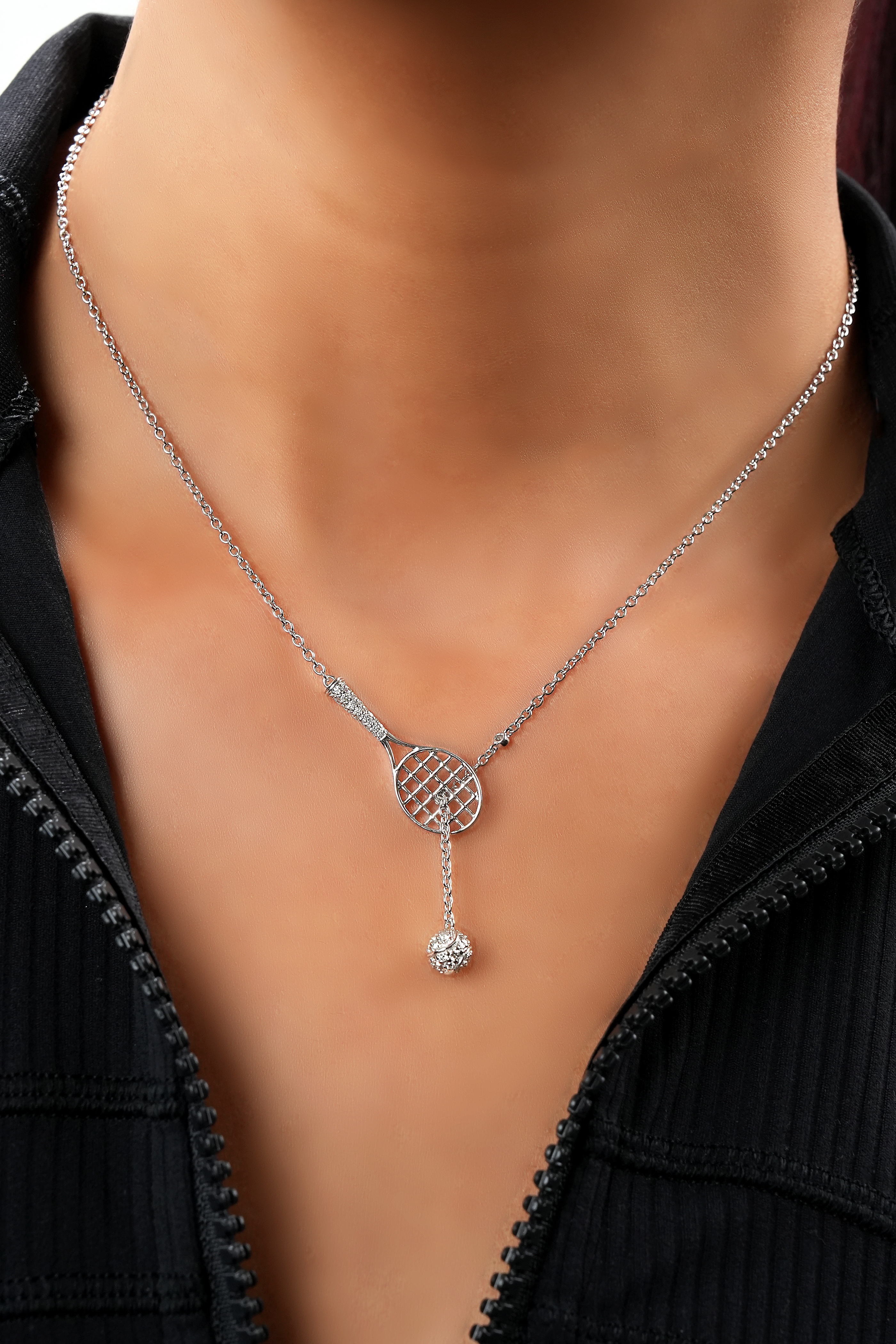 Champion's Racket Necklace