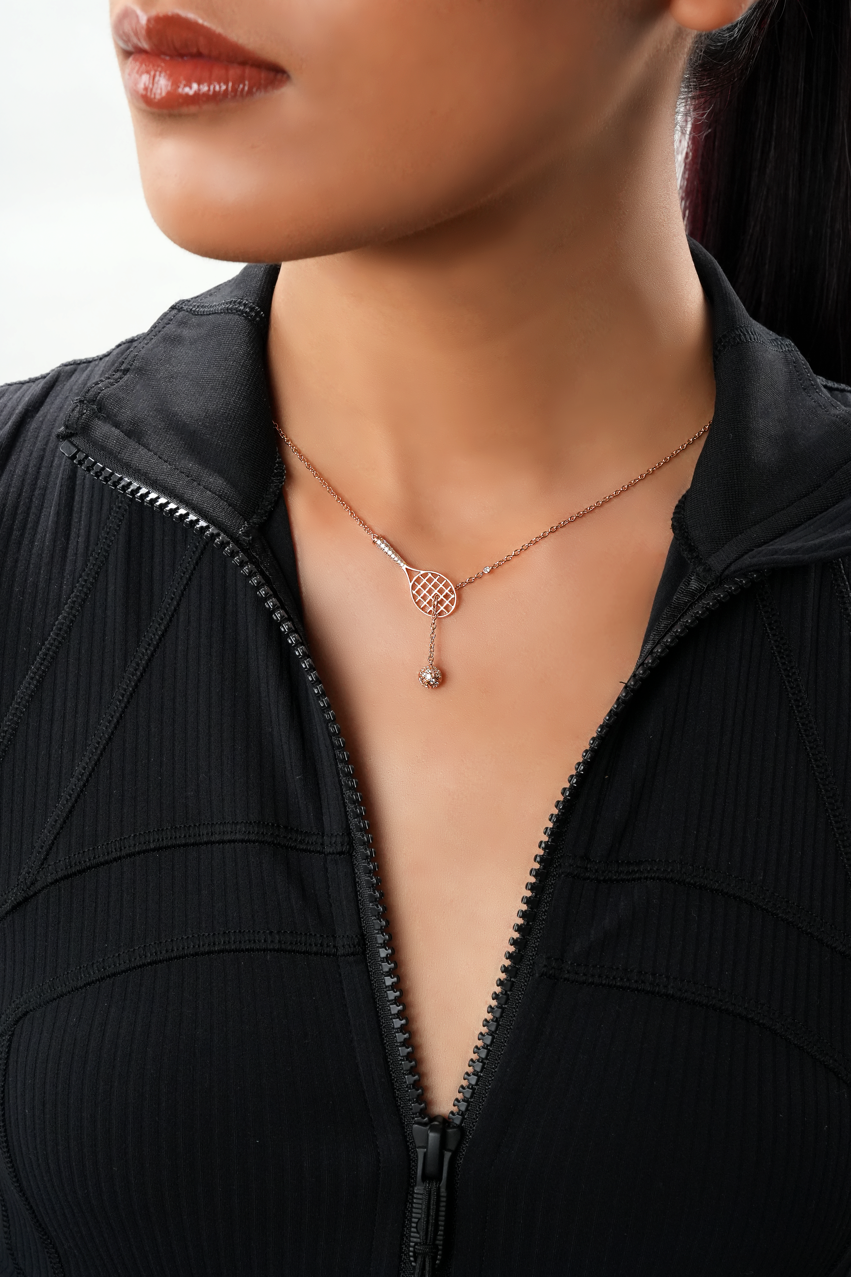 Champion's Racket Necklace