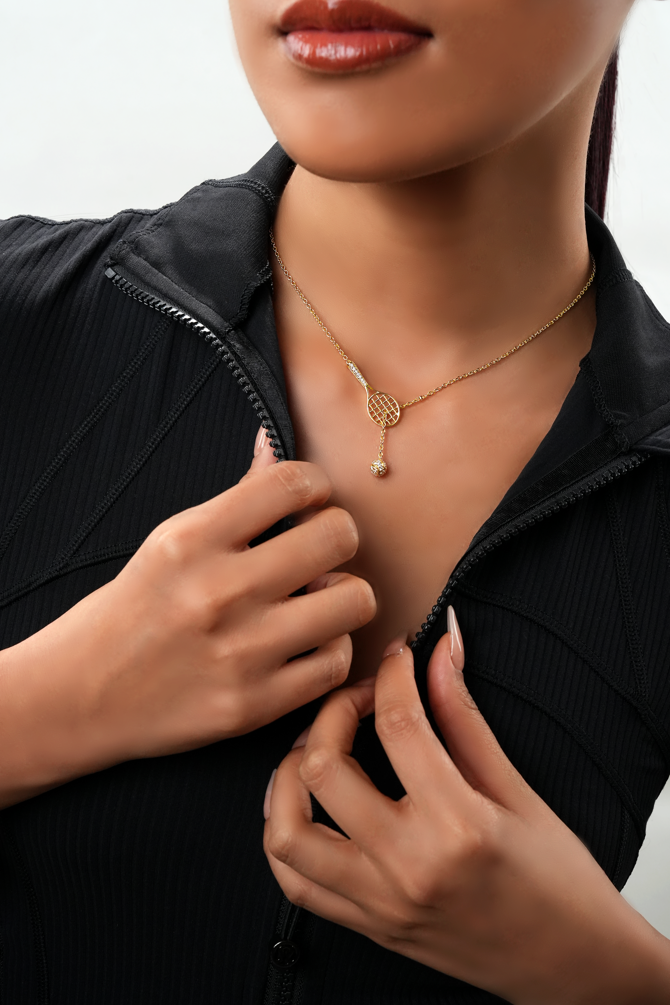 Champion's Racket Necklace