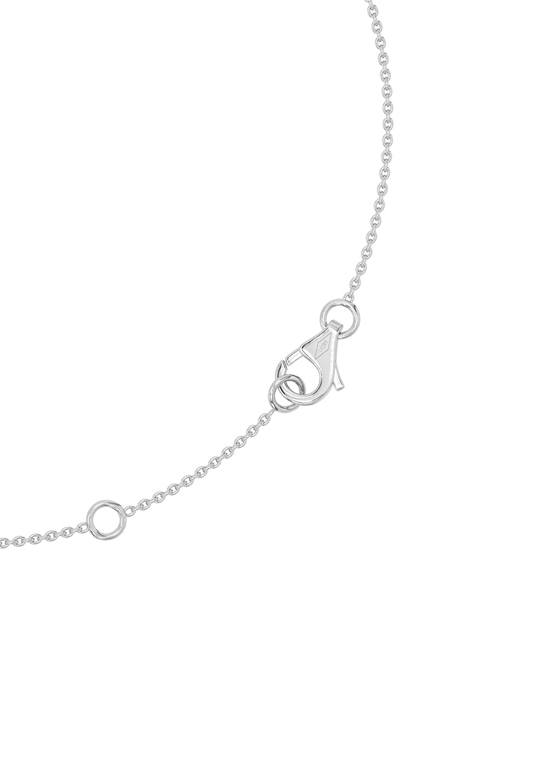 Minimalist Lab Grown Diamond Station Necklace