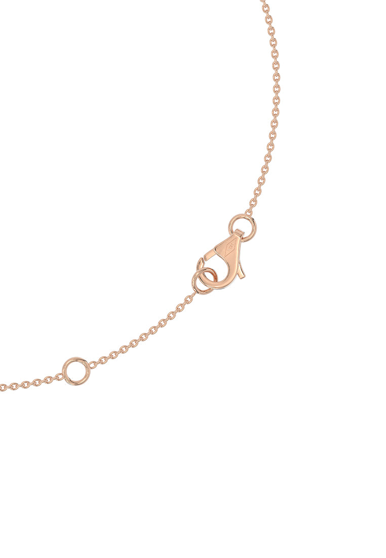Minimalist Lab Grown Diamond Station Necklace
