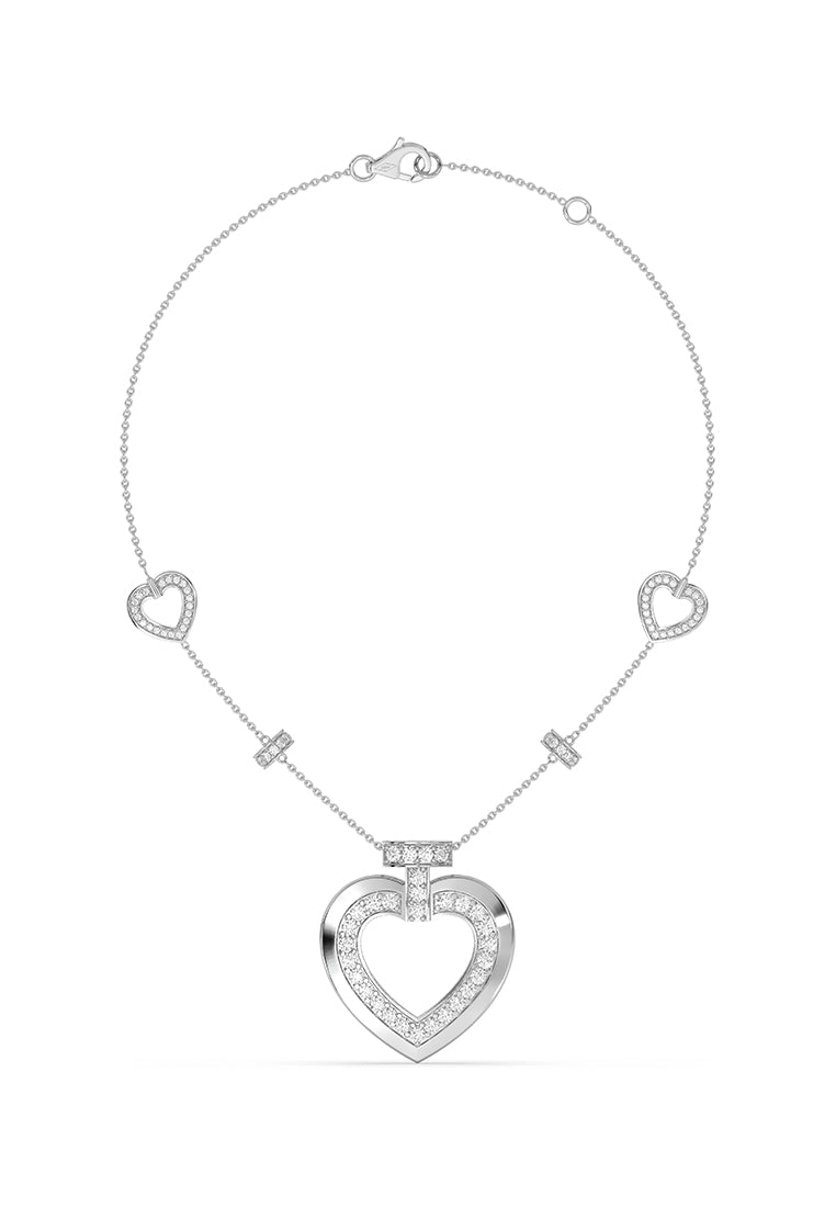 Rebel Heart Lab Grown Diamond Statement Necklace
