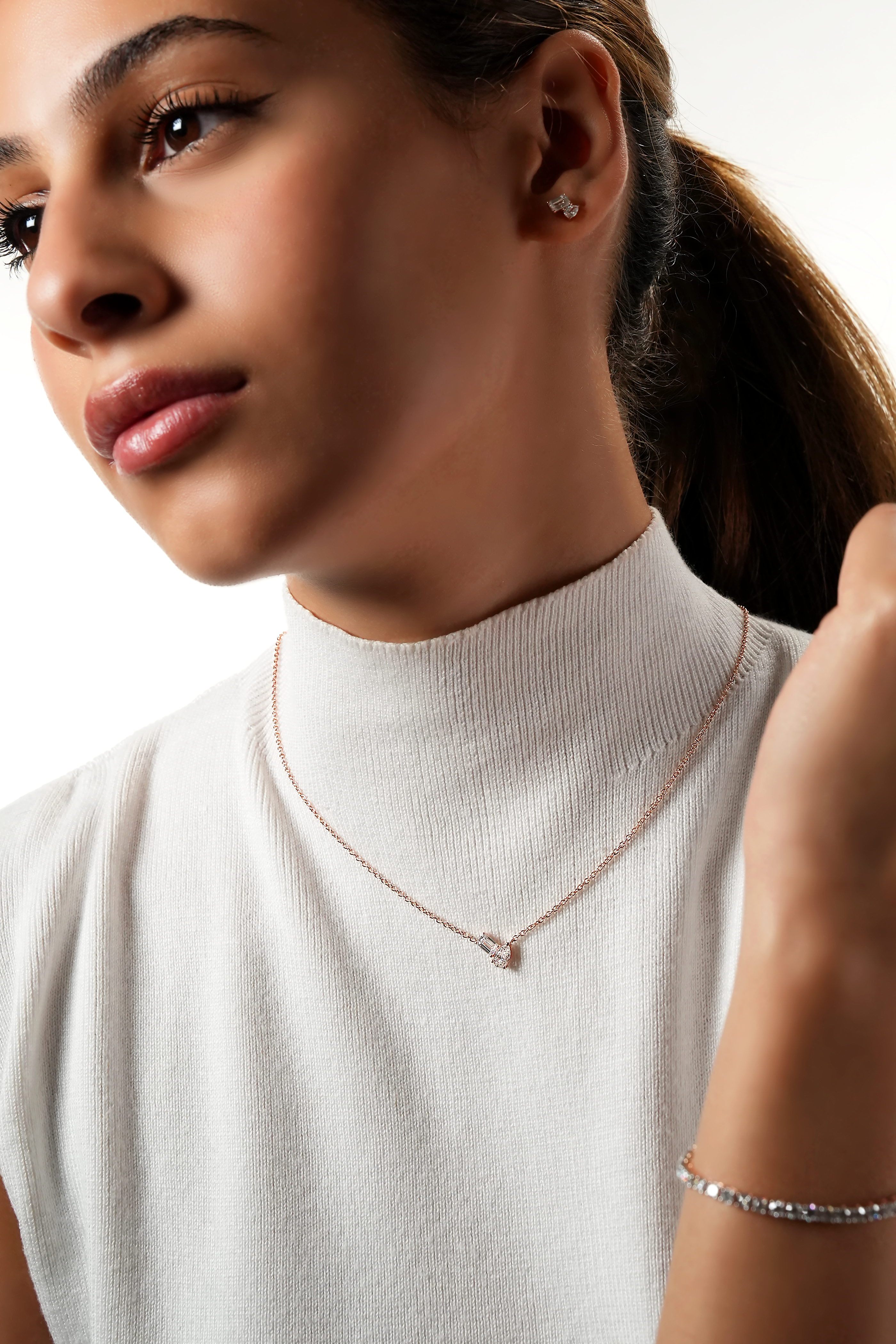 Toi Et Moi Brilliant Duo Diamond Necklace