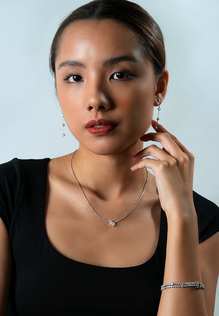 Toi Et Moi Brilliant Duo Lab Grown Diamond Pendant Necklace