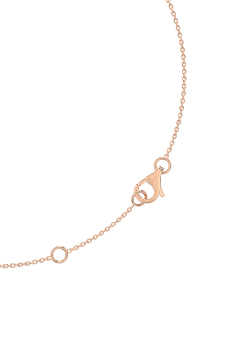 Minimalist Lab Grown Diamond Pear Solitaire Pendant Necklace