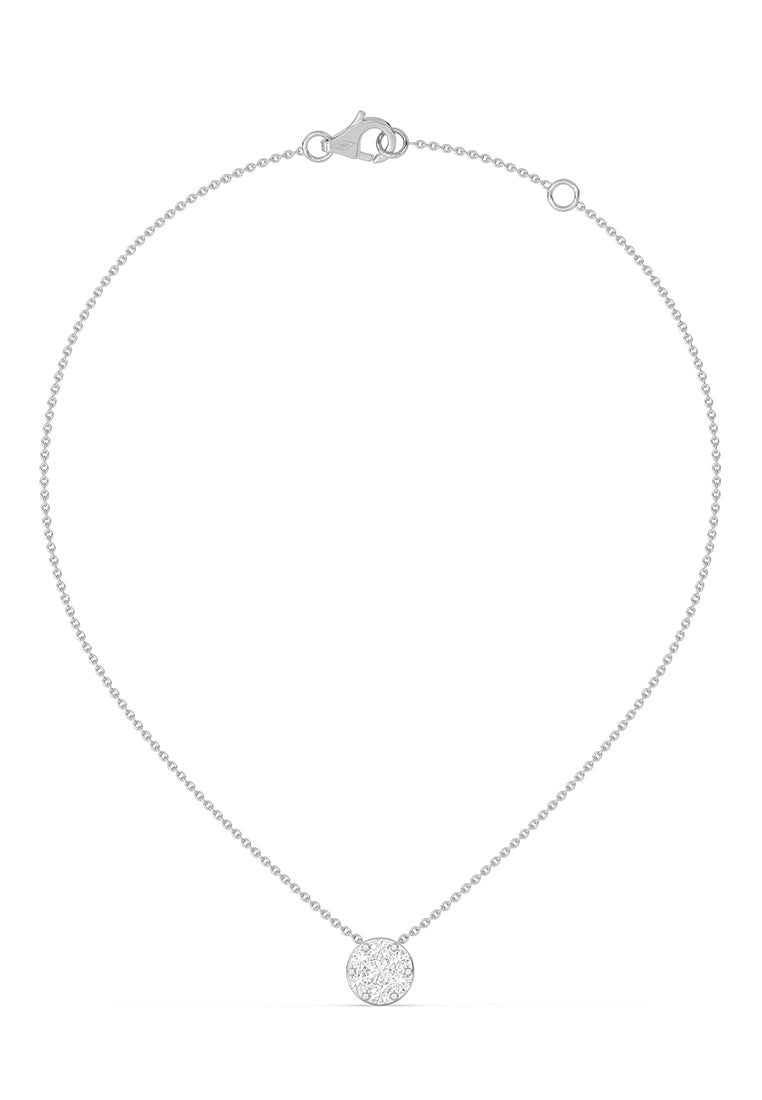 Petal Cluster Lab Grown Diamond Pendant Necklace