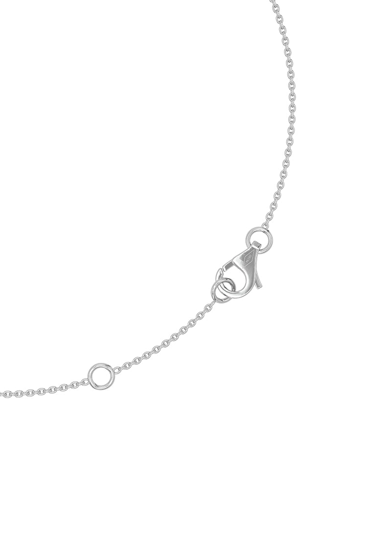 Petal Cluster Lab Grown Diamond Pendant Necklace