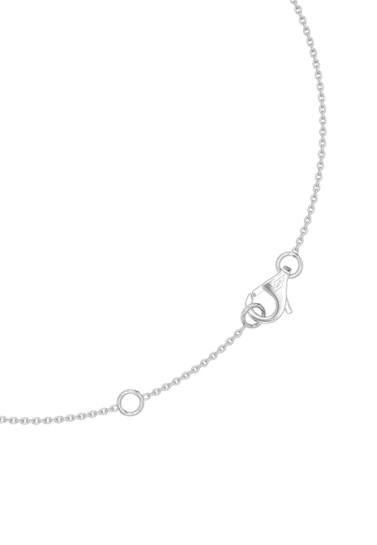Celestial Bloom Lab Grown Diamond Pendant Necklace