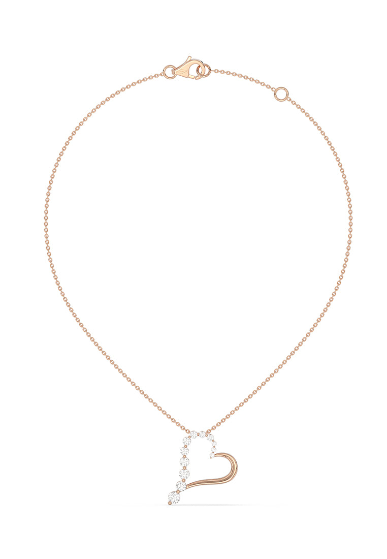 Heartstream Lab Grown Diamond Pendant Necklace