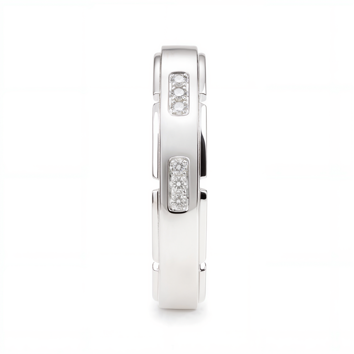 AXIS DIAMOND COUPLE RING BAND