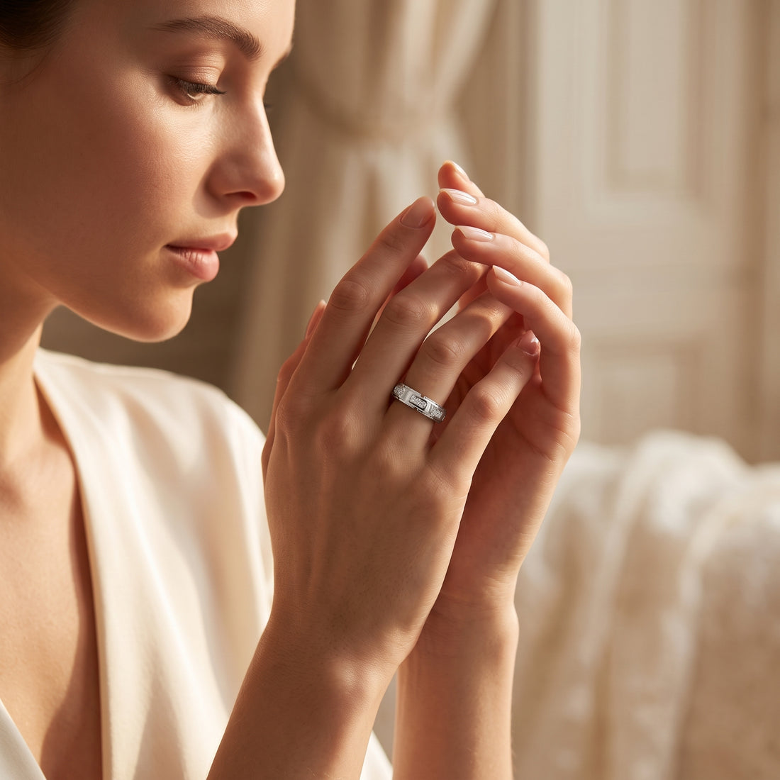 AXIS DIAMOND COUPLE RING