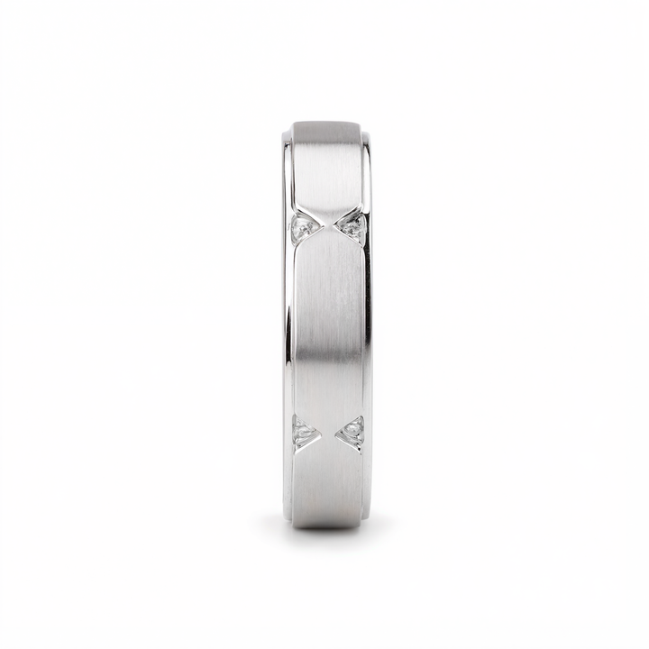 TRIA DIAMOND COUPLE RING BAND