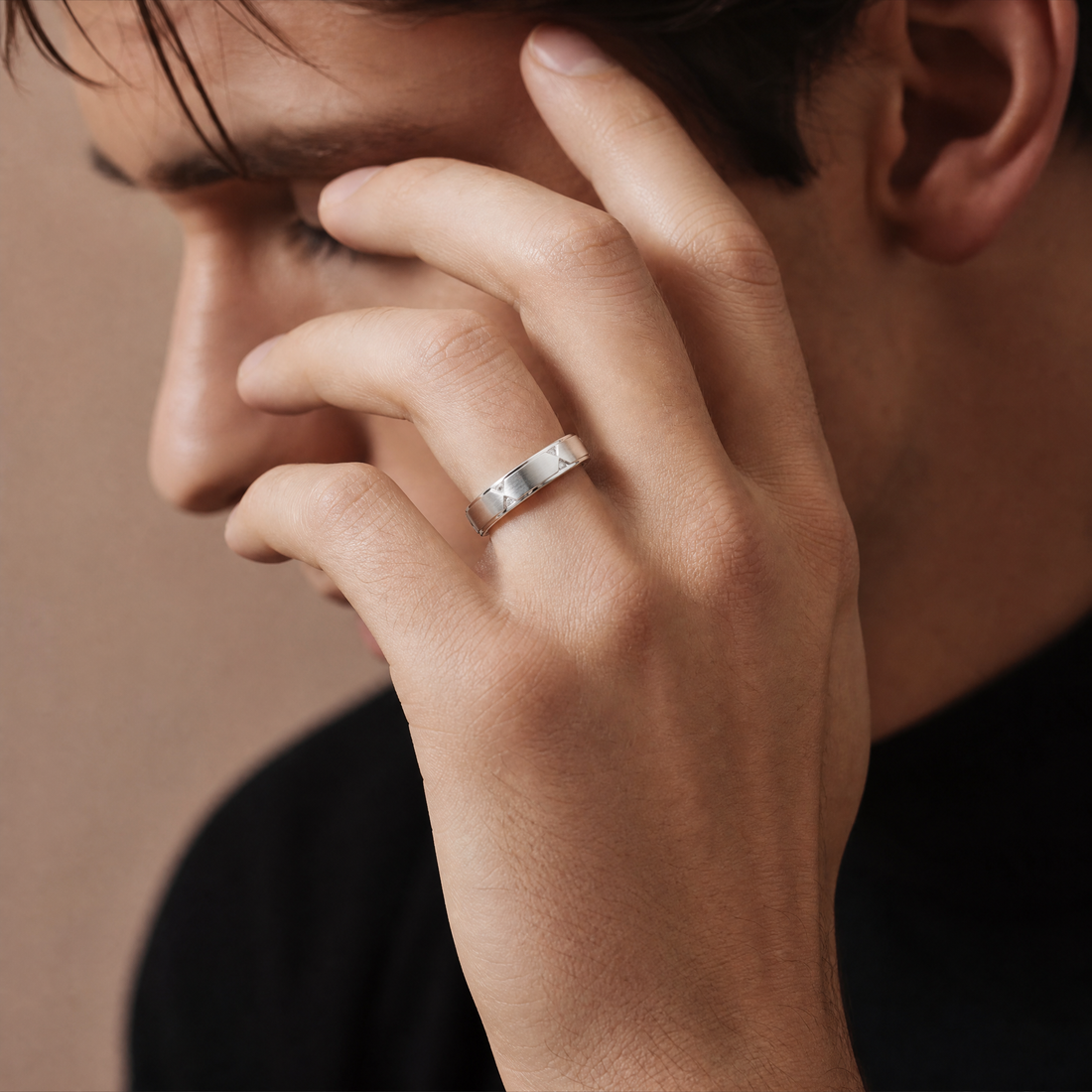 TRIA DIAMOND COUPLE RING BAND