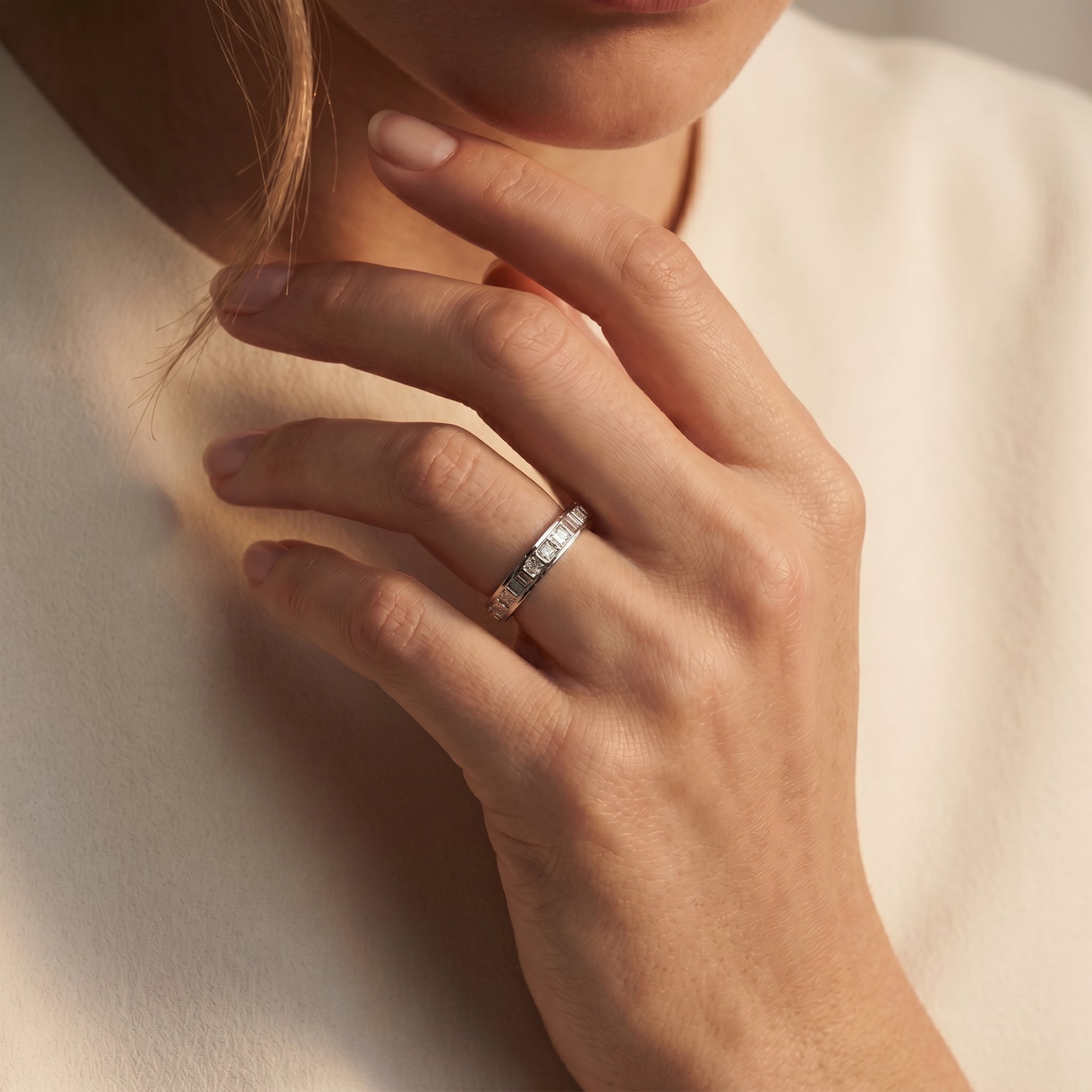 LINEA PRINCESS DIAMOND COUPLE RING