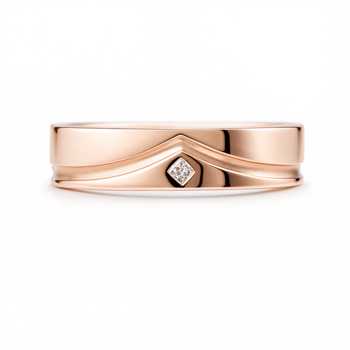 AURELINE CLASSIC DIAMOND COUPLE RING BAND
