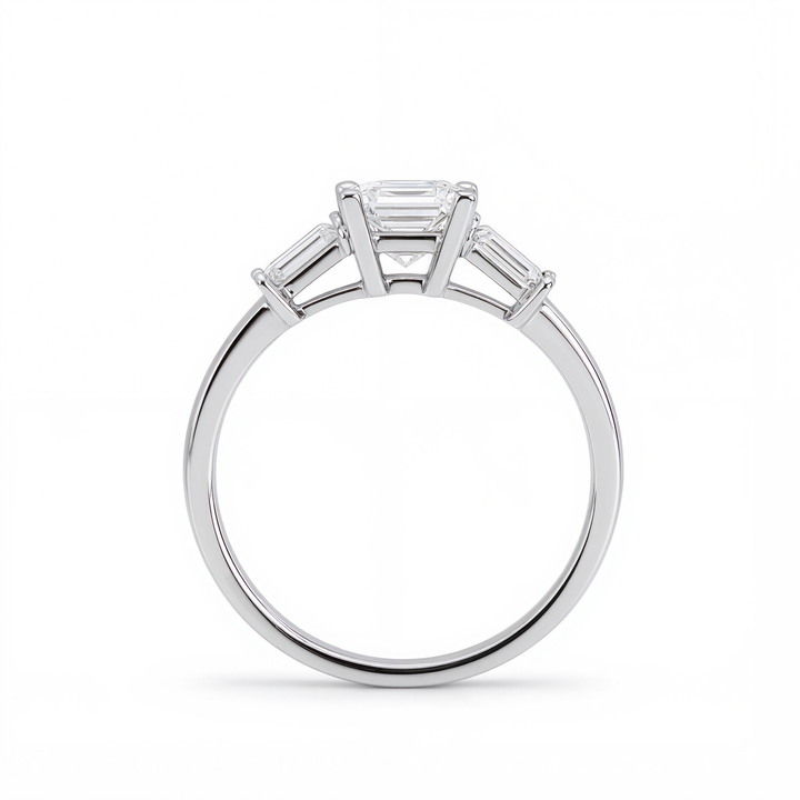 PRINCESS DIAMOND TRILOGY RING ( 1.05 CT)