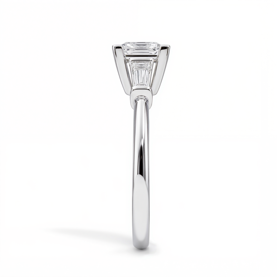 PRINCESS DIAMOND TRILOGY RING ( 1.05 CT)