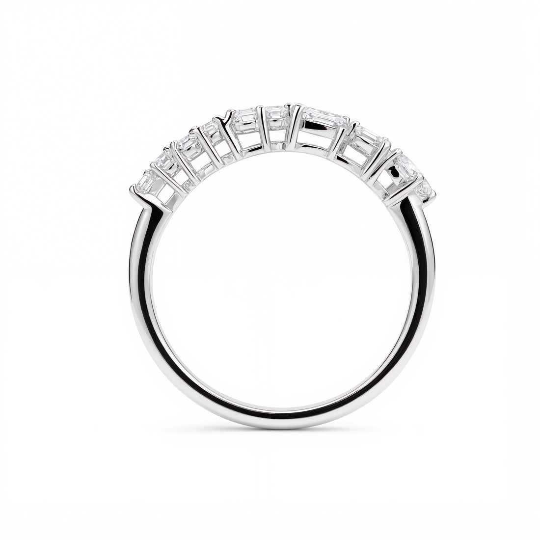 FANCY SHAPED DIAMOND ⅓ ETERNITY RING
