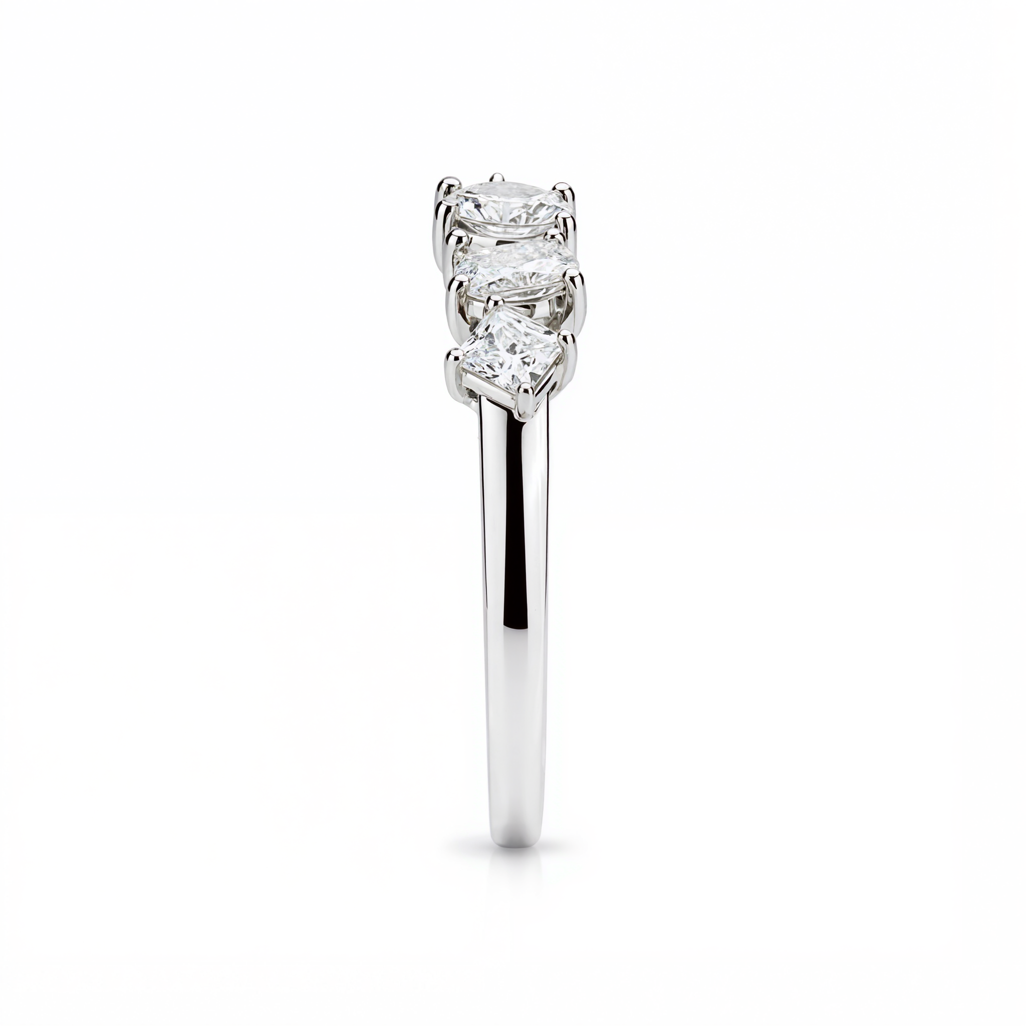 FANCY SHAPED DIAMOND ⅓ ETERNITY RING