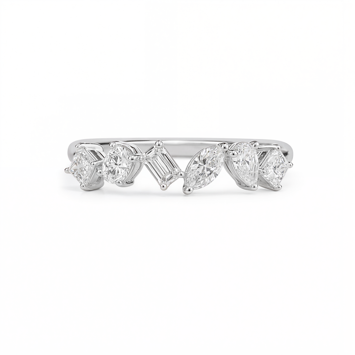 FANCY SHAPED DIAMOND ⅓ ETERNITY RING