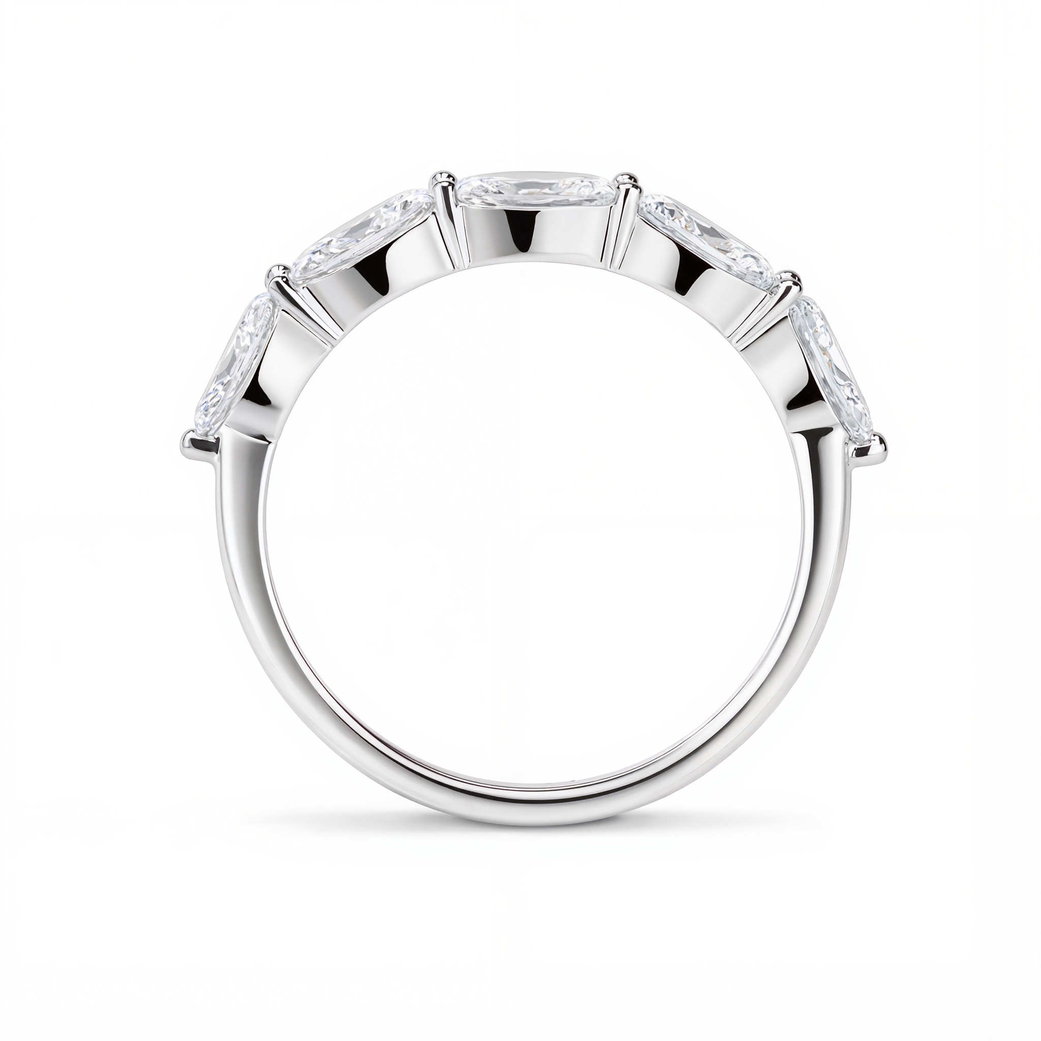 MARQUISE DIAMOND HALF ETERNITY RING