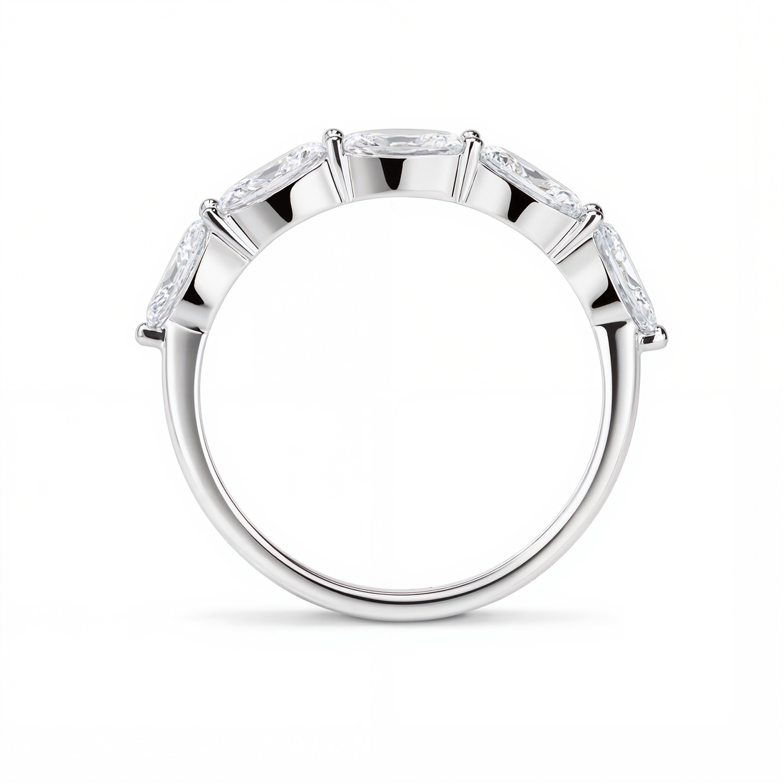 MARQUISE DIAMOND HALF ETERNITY RING