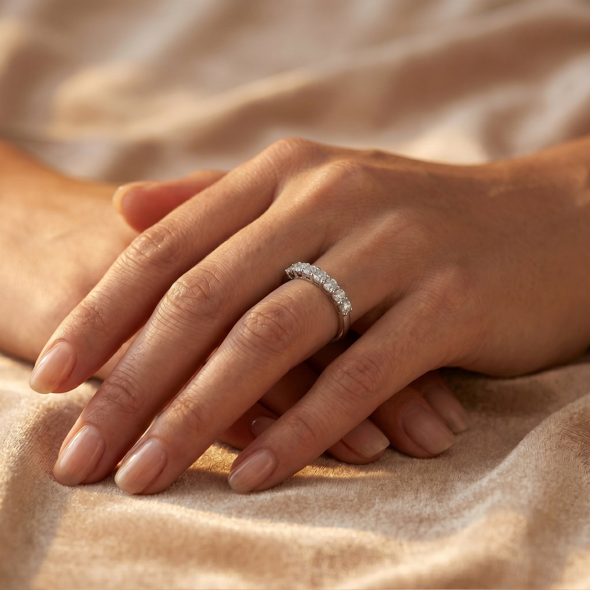 ROUND DIAMOND ⅓ ETERNITY RING