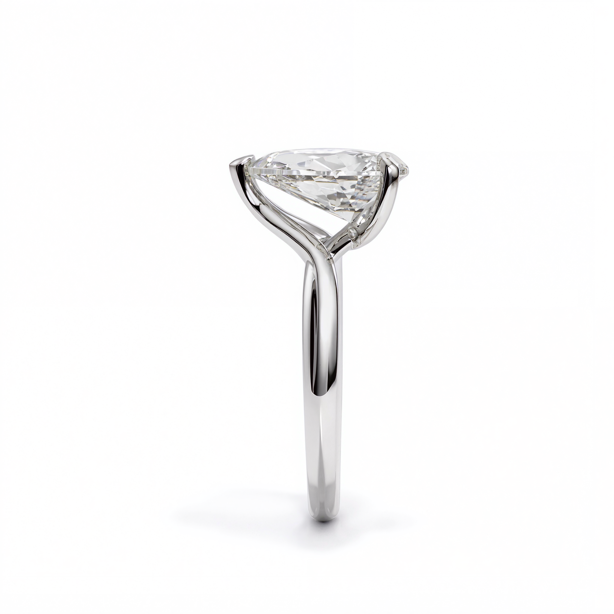 PEAR DIAMOND SOLITAIRE RING ( 2.02 CT)