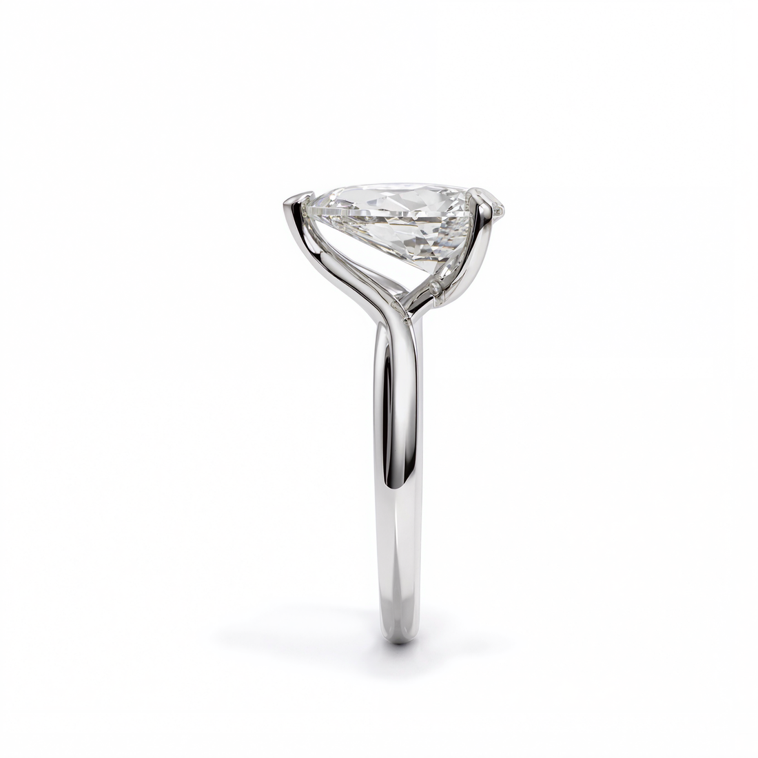 PEAR DIAMOND SOLITAIRE RING ( 2.02 CT)