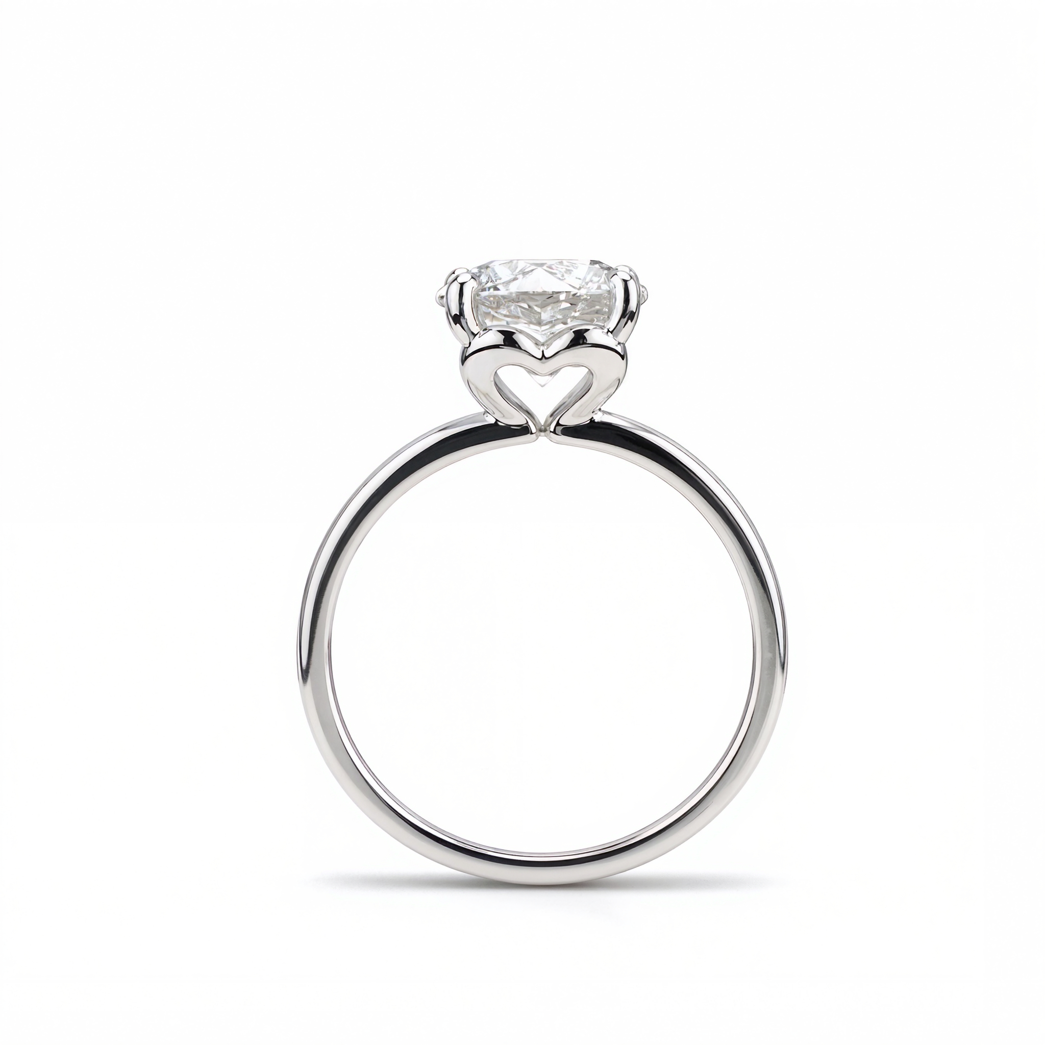 ROUND DIAMOND SOLITAIRE RING ( 2.07 CT)