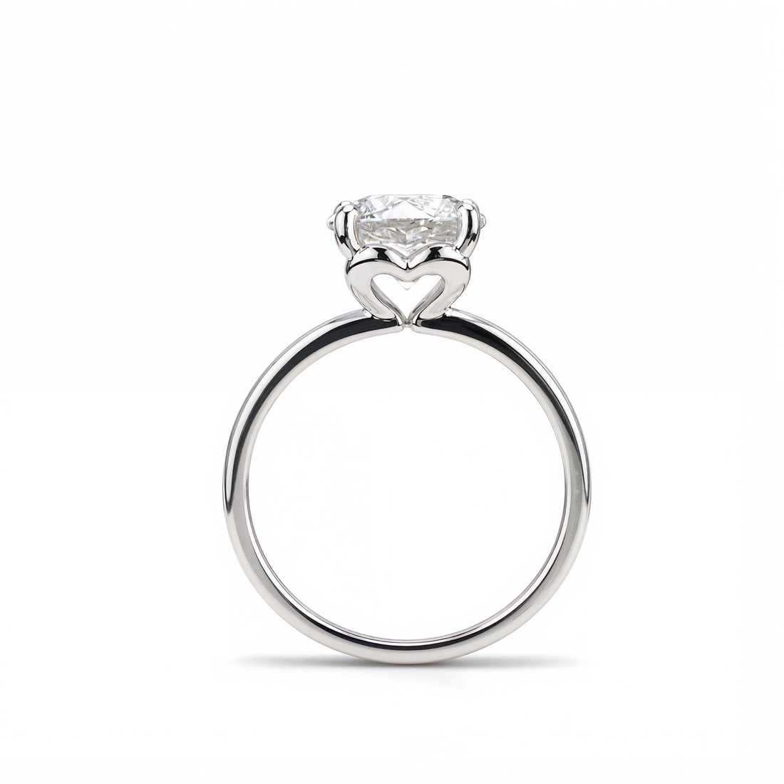 ROUND DIAMOND SOLITAIRE RING ( 2.07 CT)