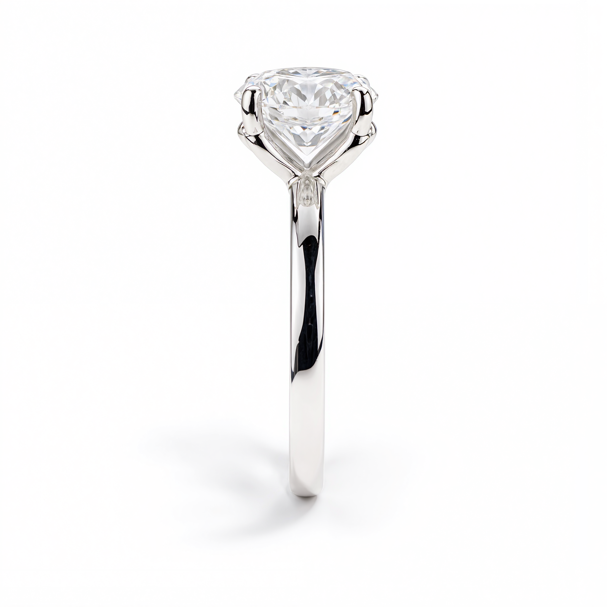 ROUND DIAMOND SOLITAIRE RING ( 2.07 CT)